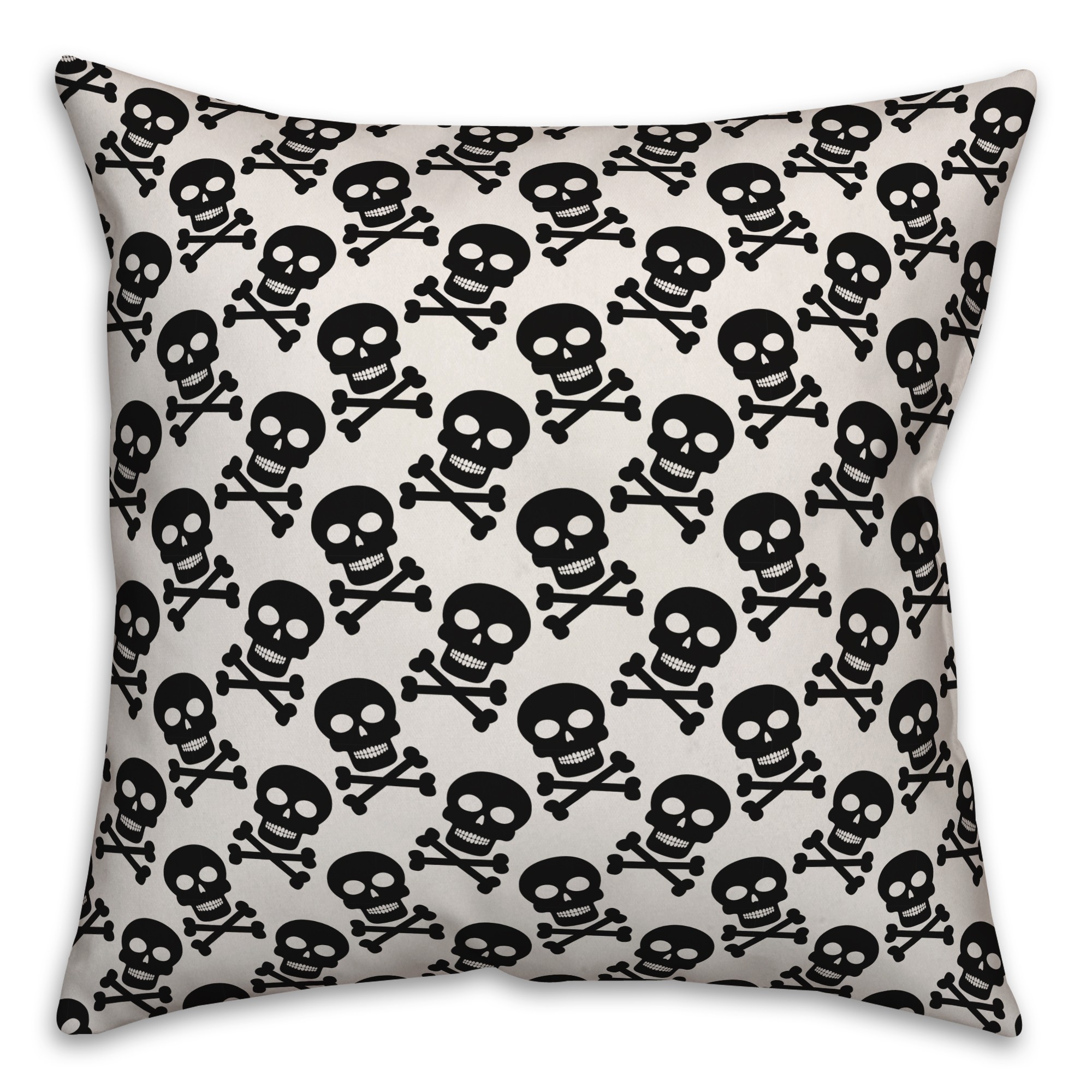 Skull Pattern Pillow
