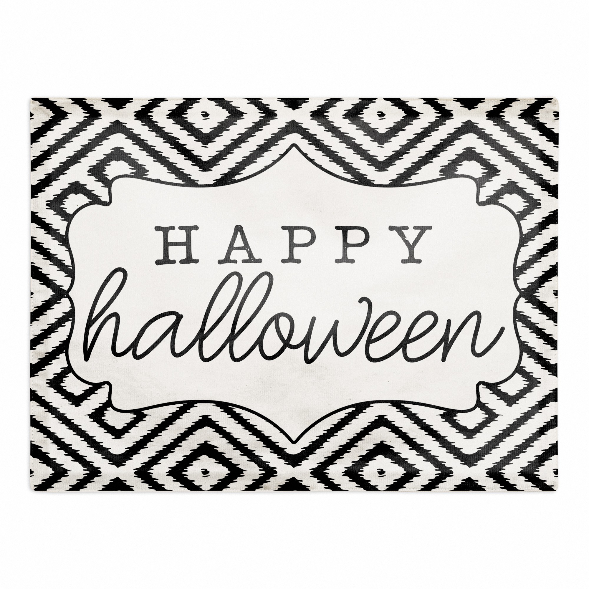 Happy Halloween Aztec 18x14 Poly Twill Placemat