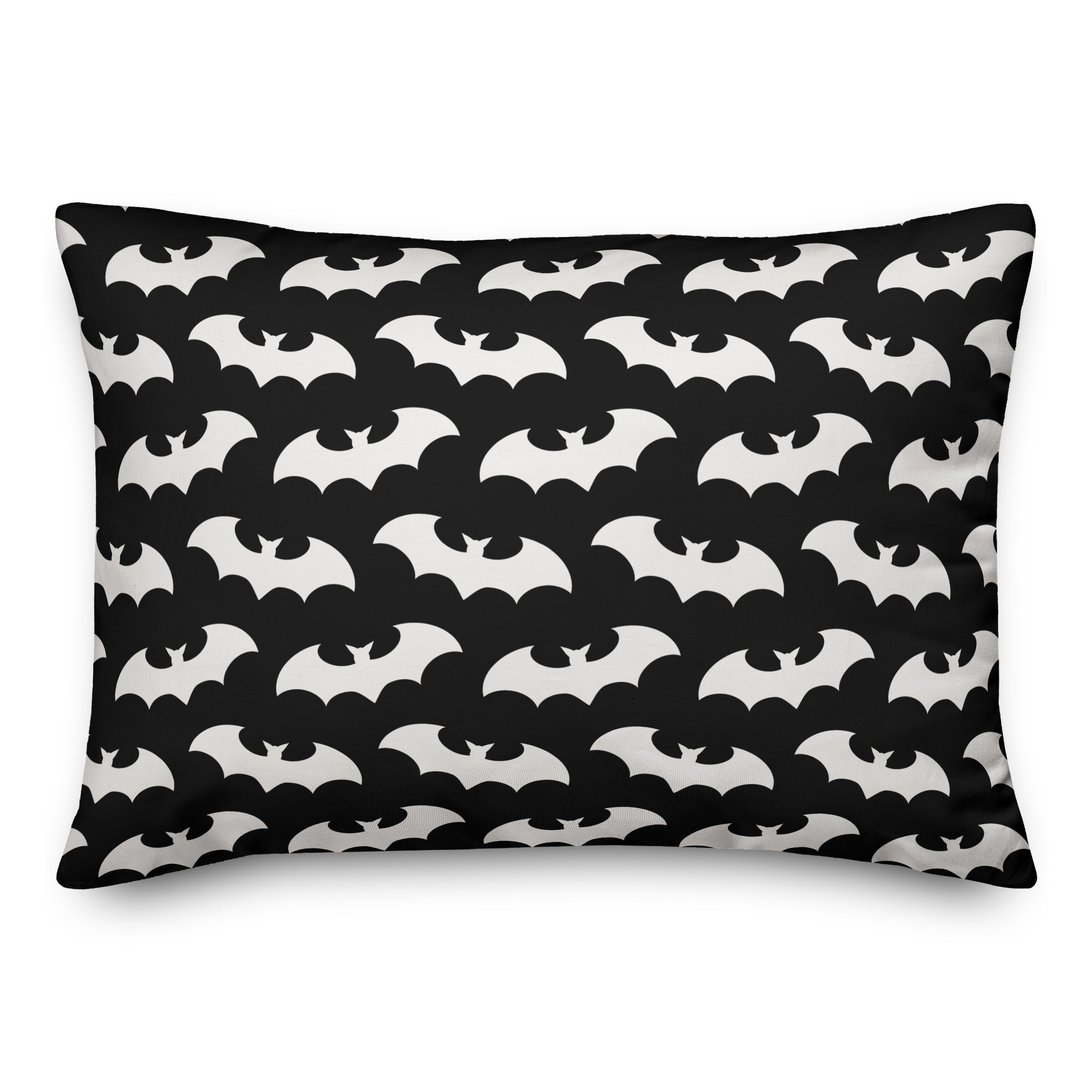 Bat Pattern 14x20 Spun Poly Pillow Cover
