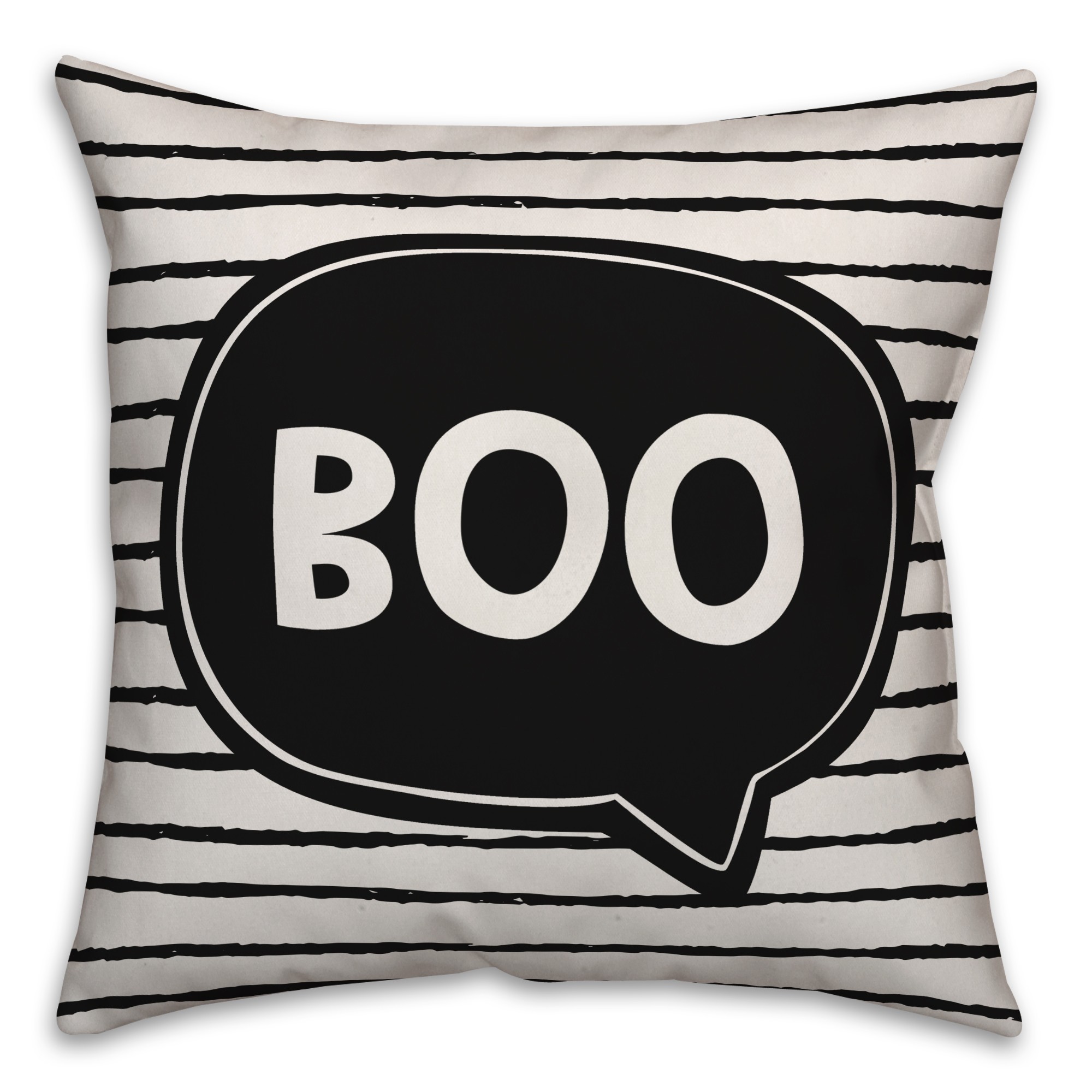 Boo Thought Bubble Pillow