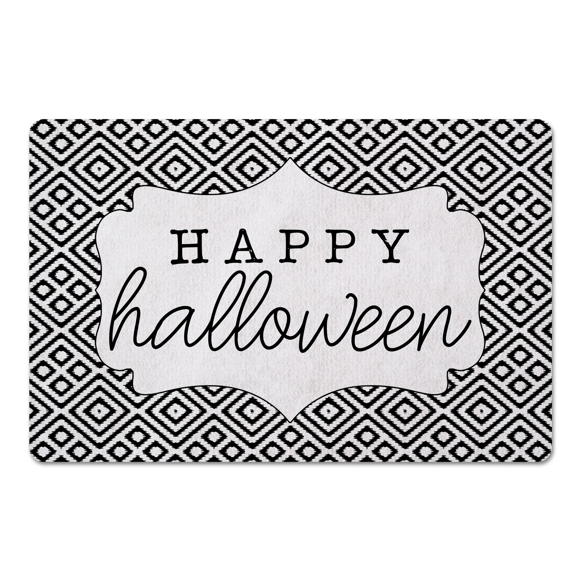 Happy Halloween Aztec 27x18 Floor Mat
