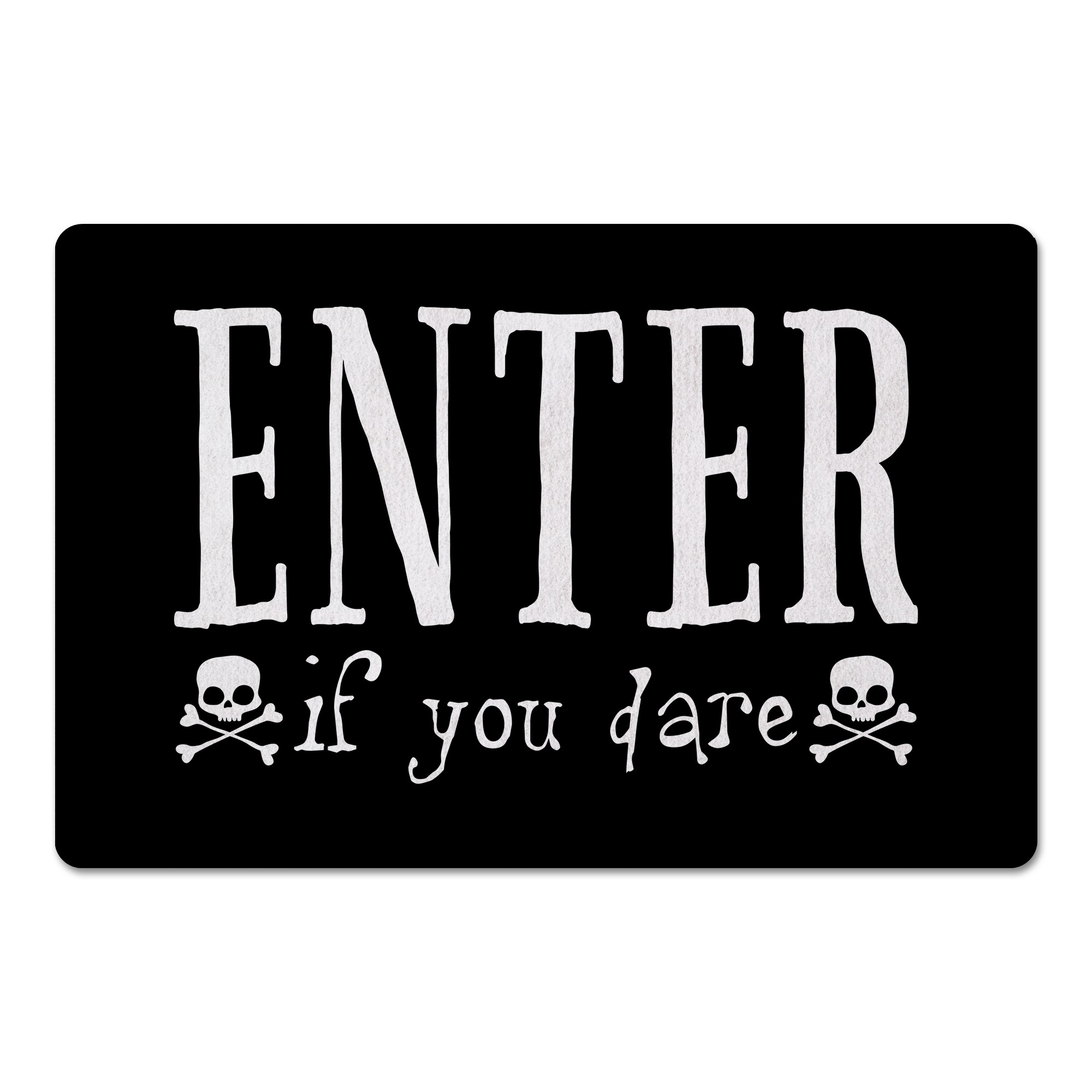 Enter if you dare 27x18 Floor Mat