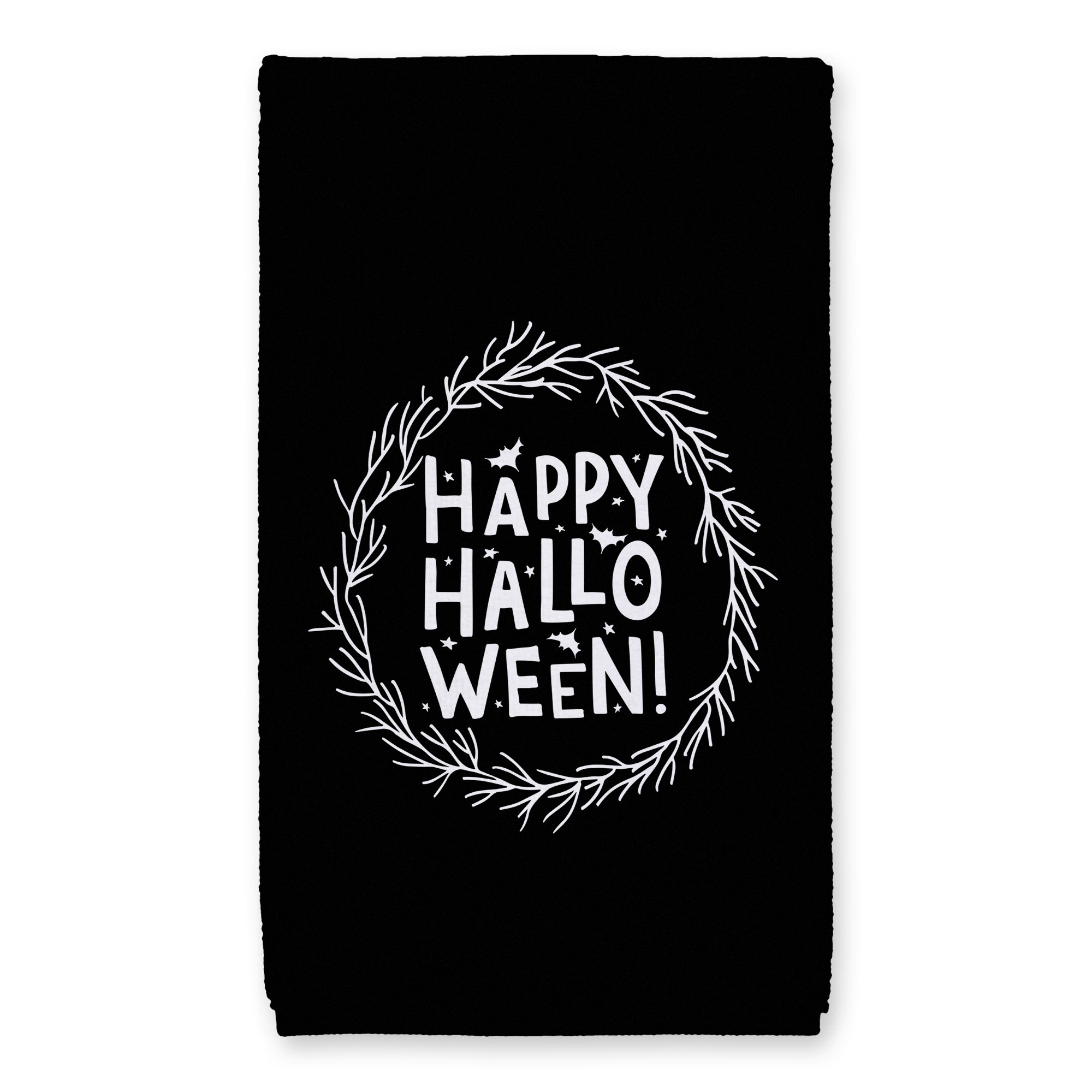 Happy Halloween Wreath 16x25 Towel
