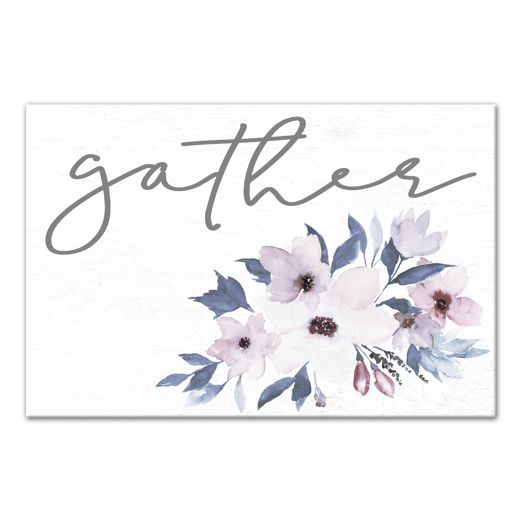 Gather Purple Bouquet 12x18 Canvas Wall Art