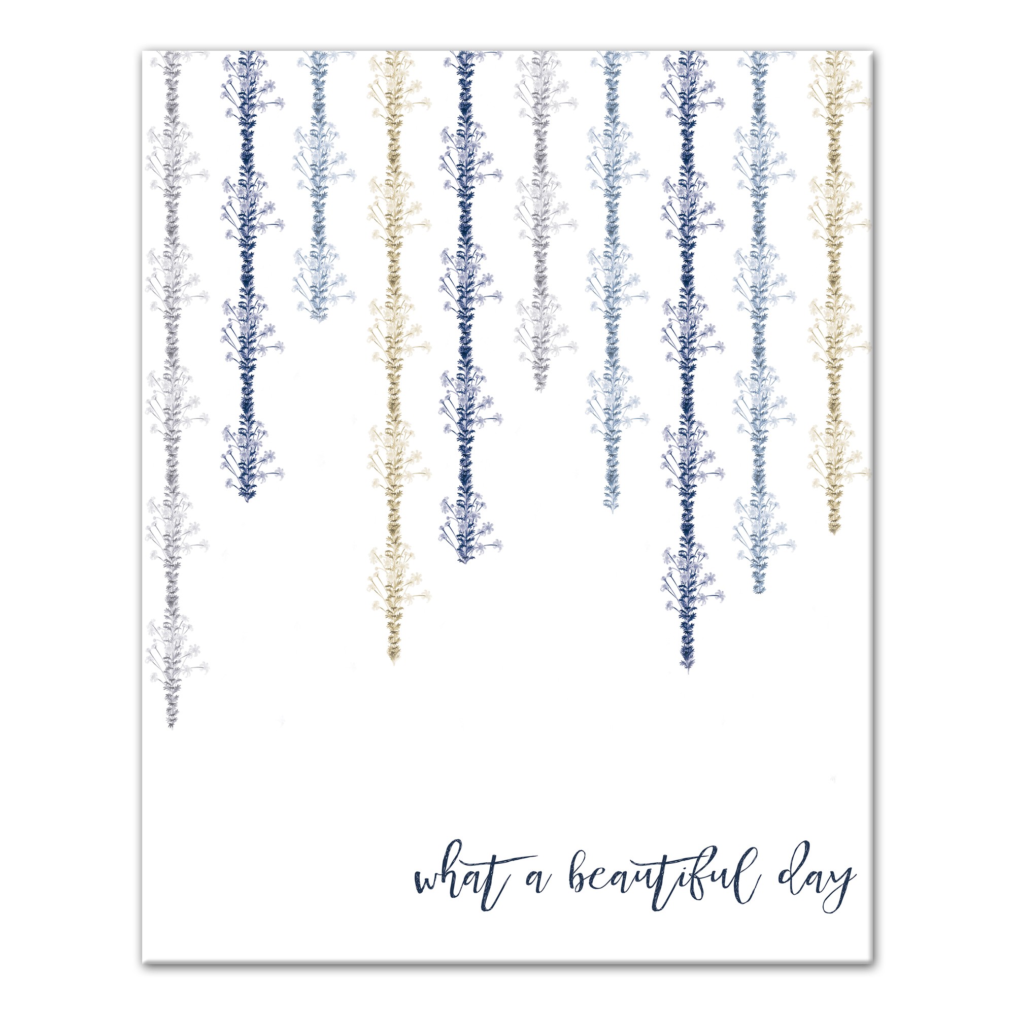 Beautiful Day Falling Botanicals 16x20 Canvas Wall Art