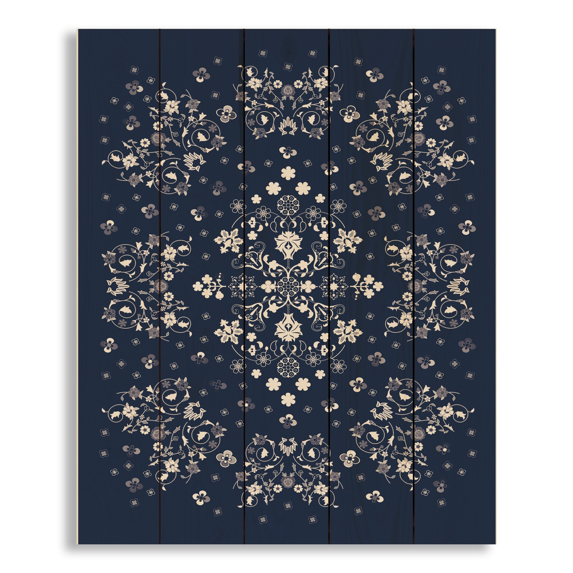 Floral Persian Pattern 18x22 Pallet Wood Art