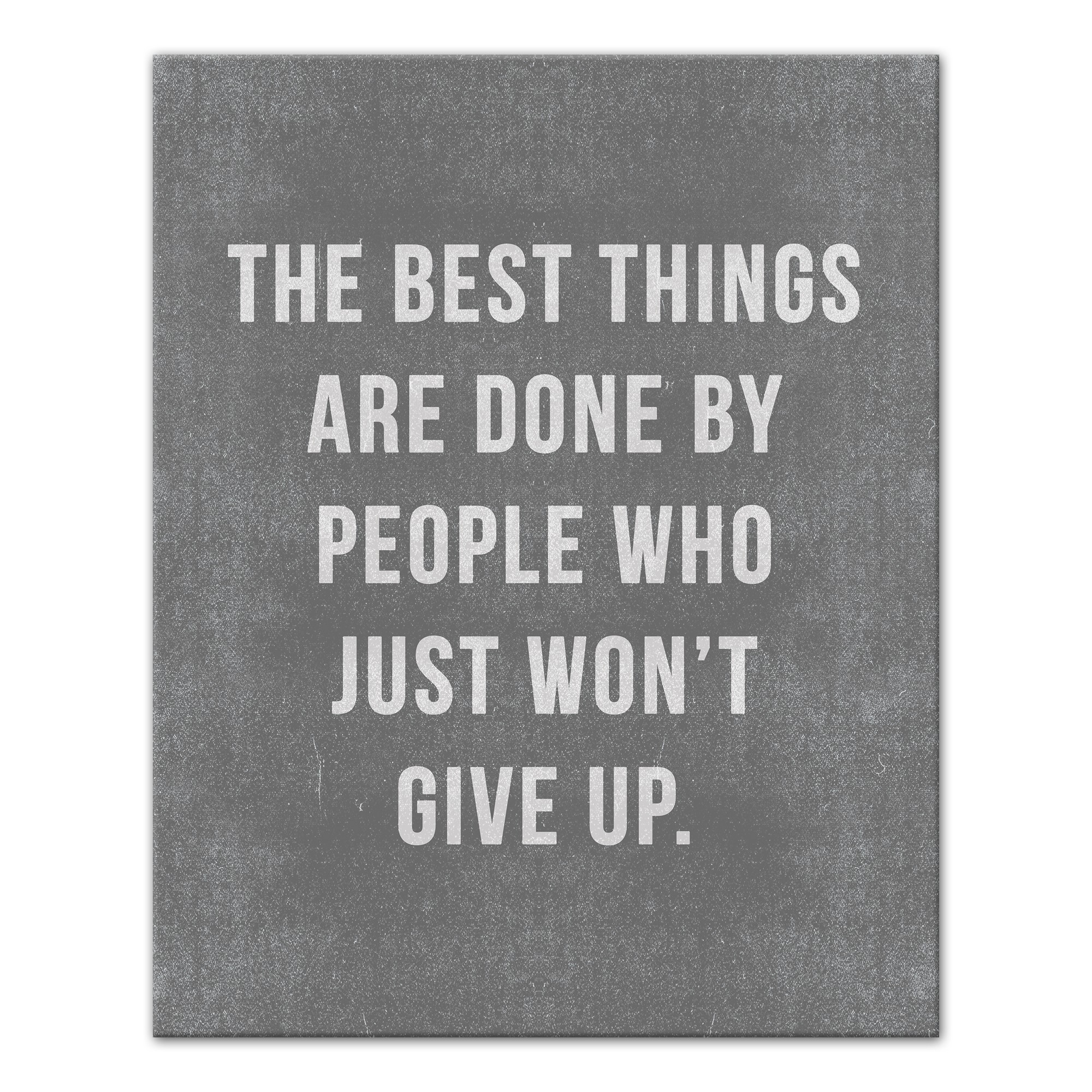 Won't Give Up 16x20 Canvas Wall Art