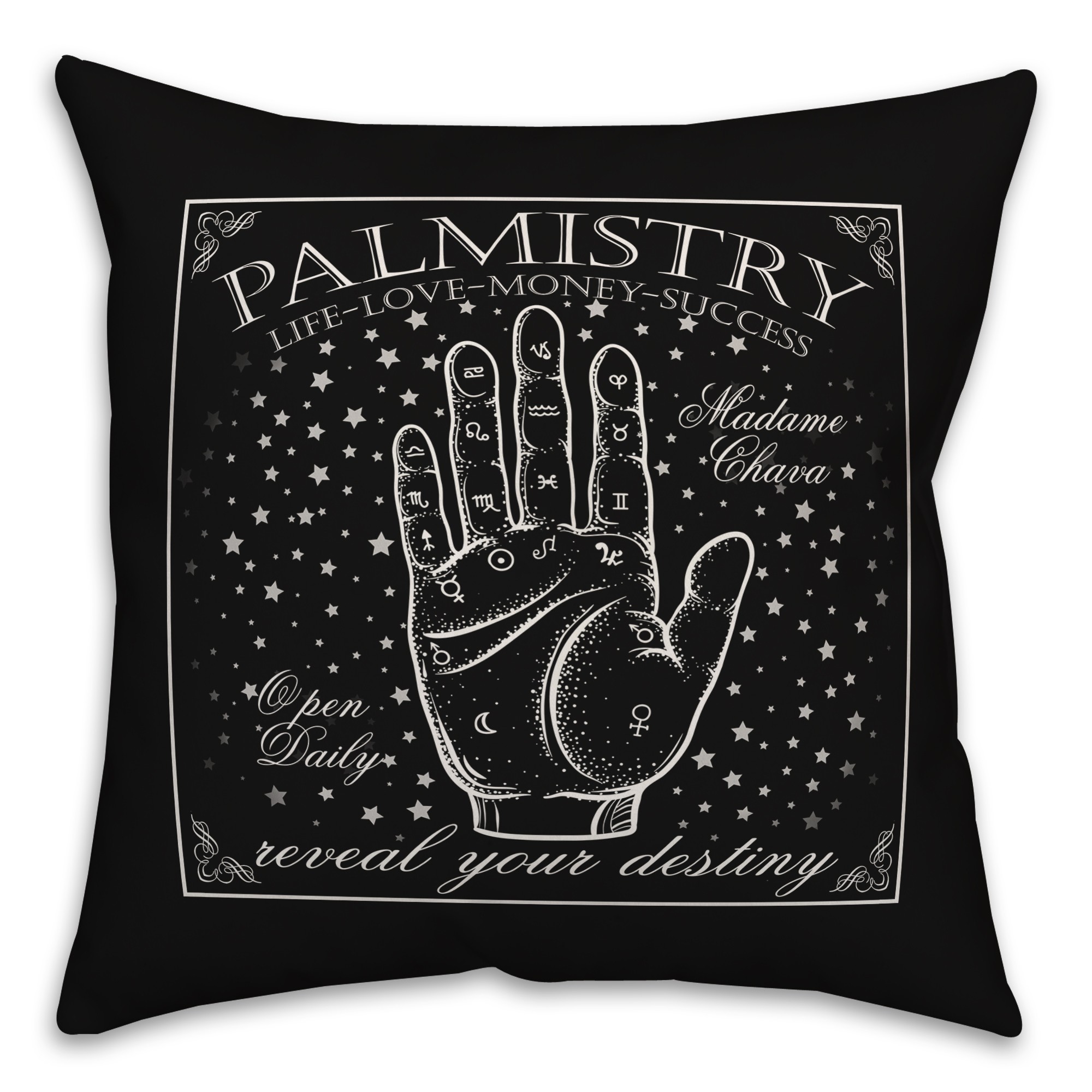 Palm Reading Pillow