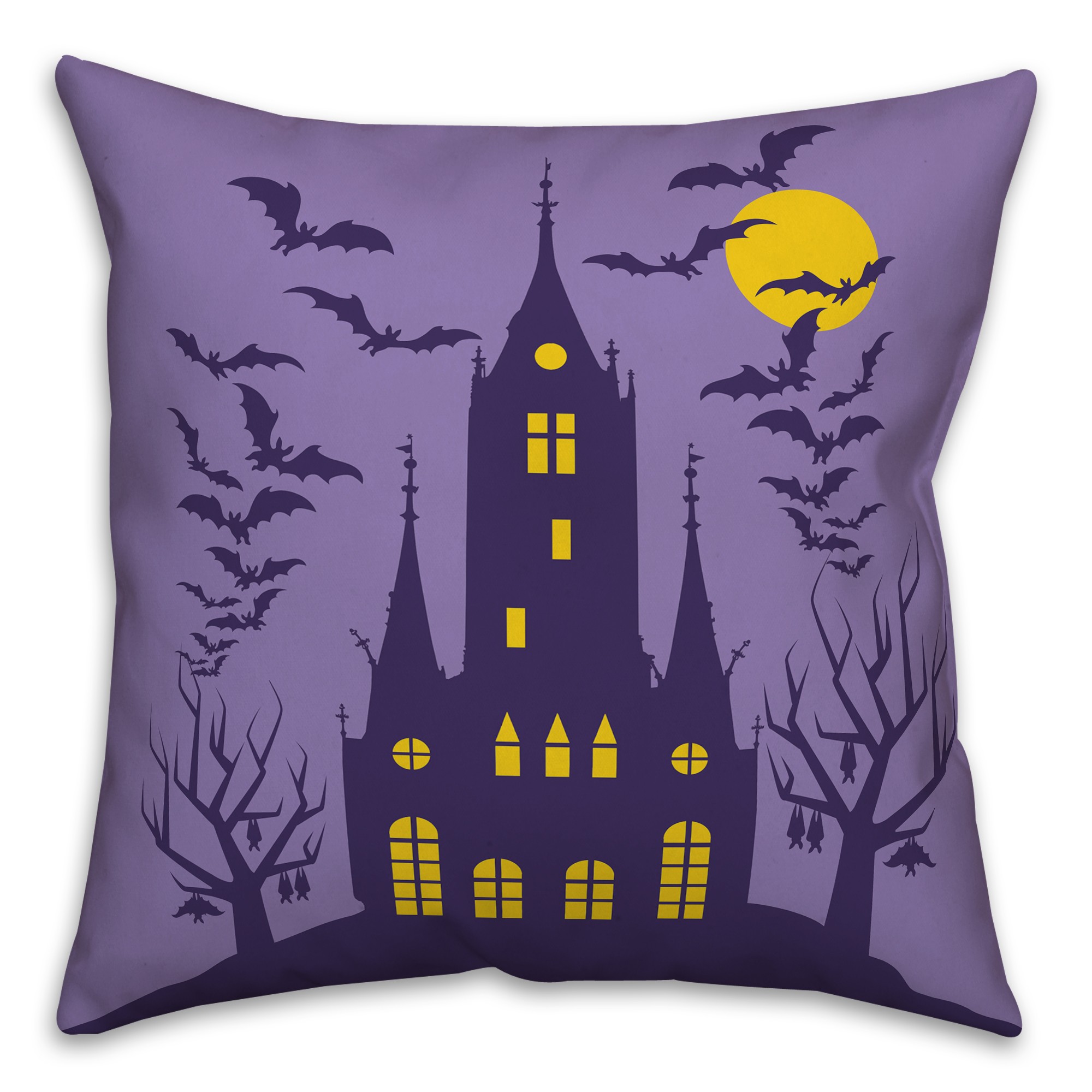 Haunted House Pillow