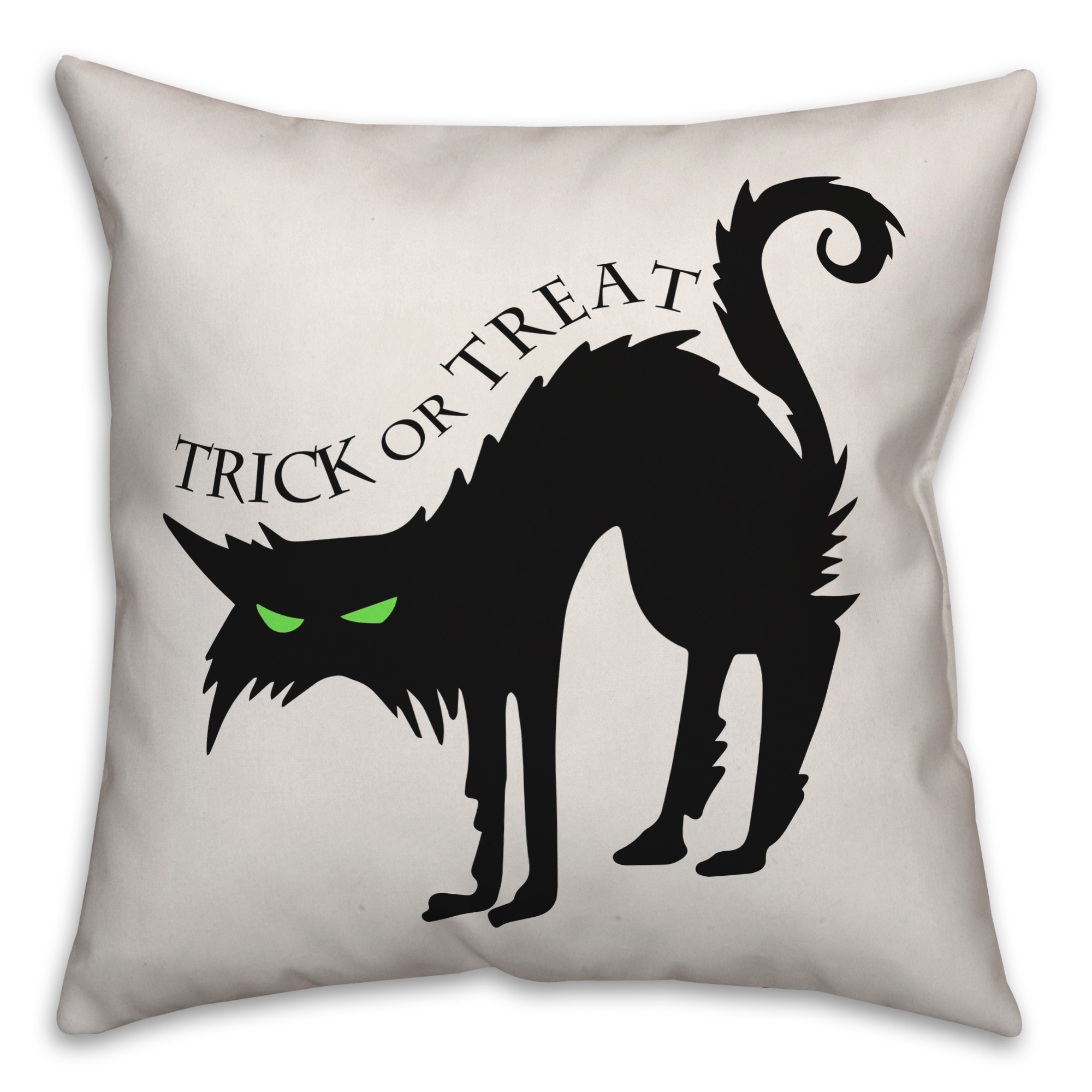Trick or Treat Cat Pillow