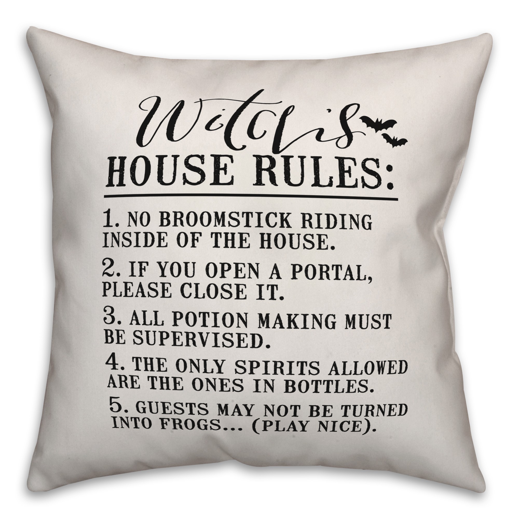 Witch House Rules Pillow