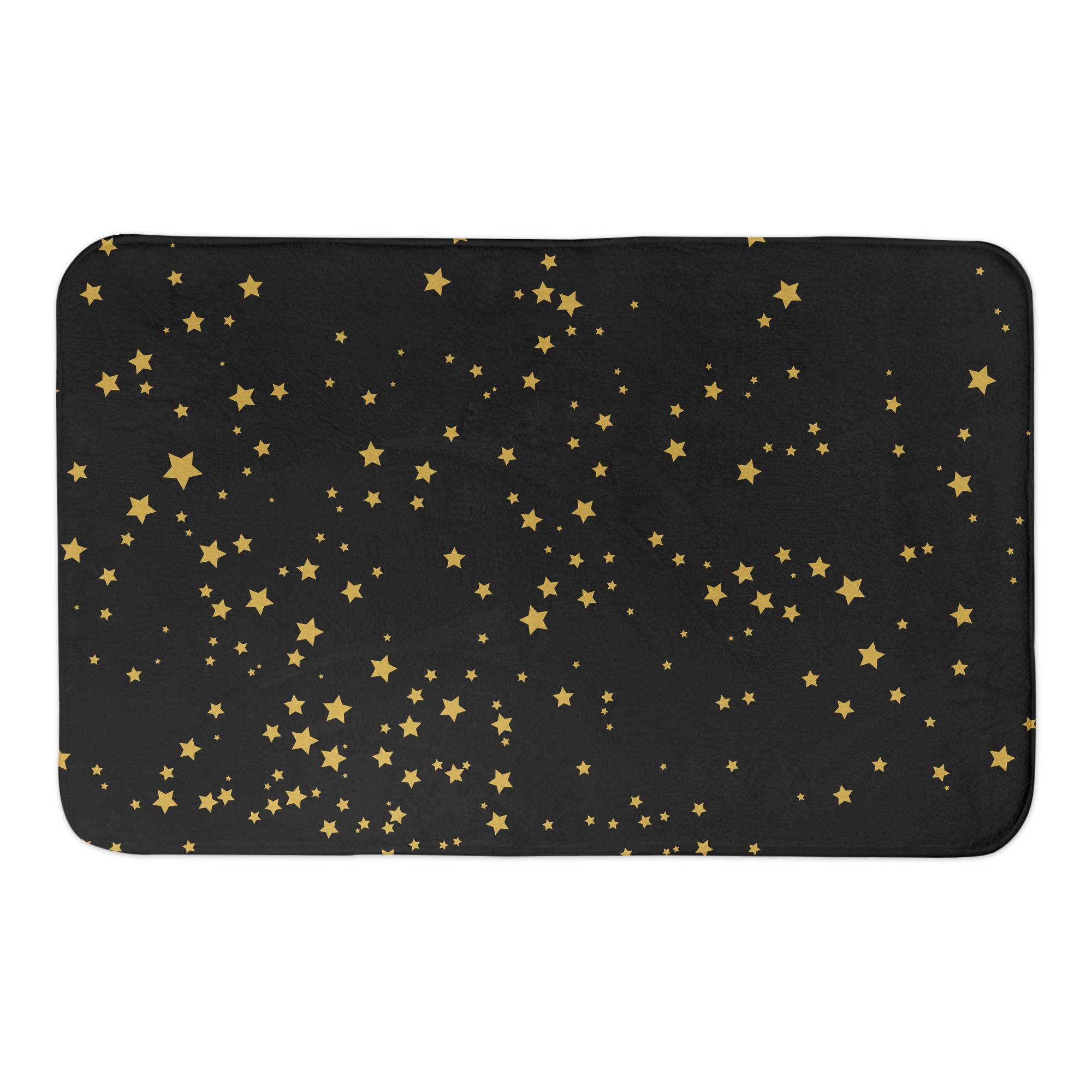 Gold Stars 34x21 Bath Mat