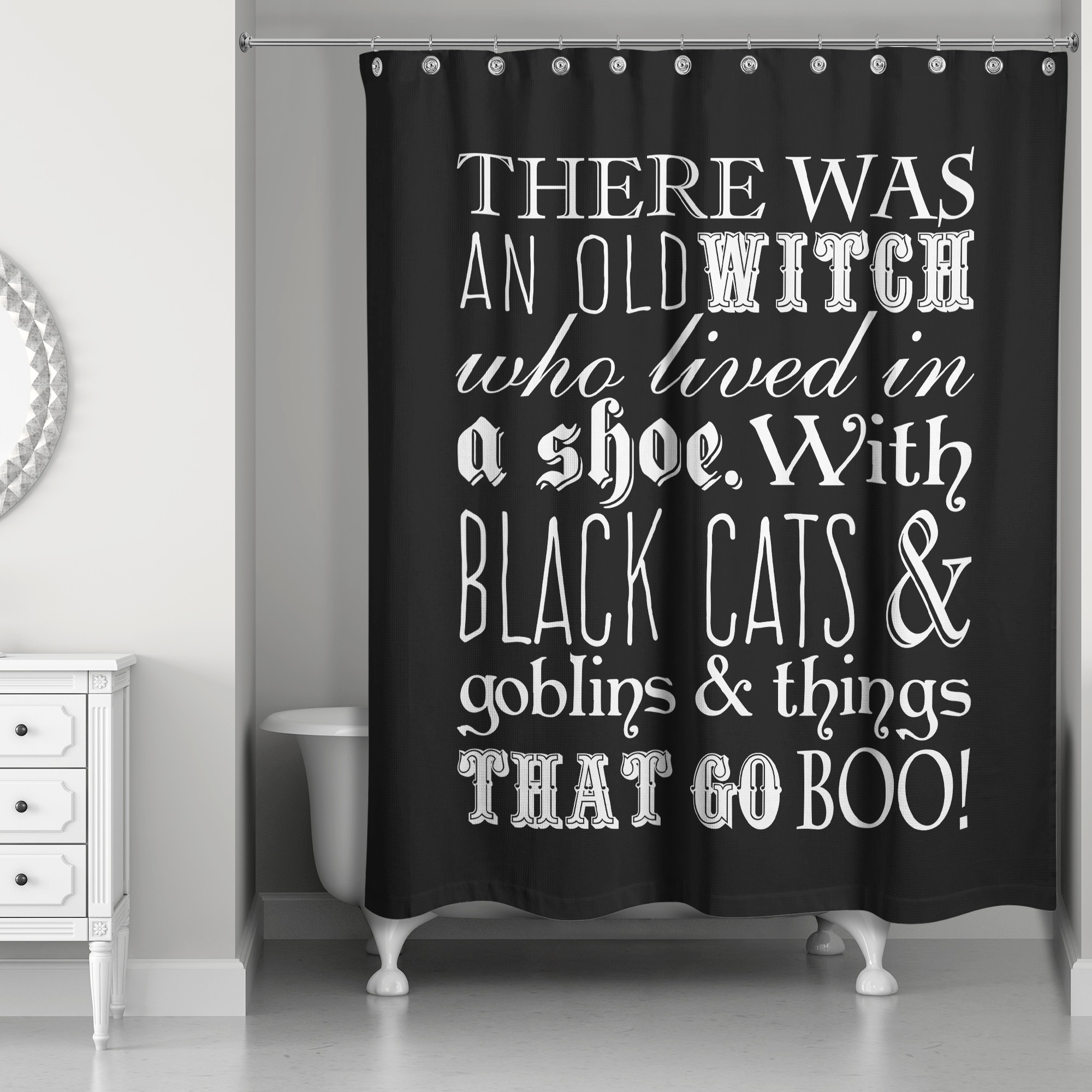 Witch Story 71x74 Shower Curtain