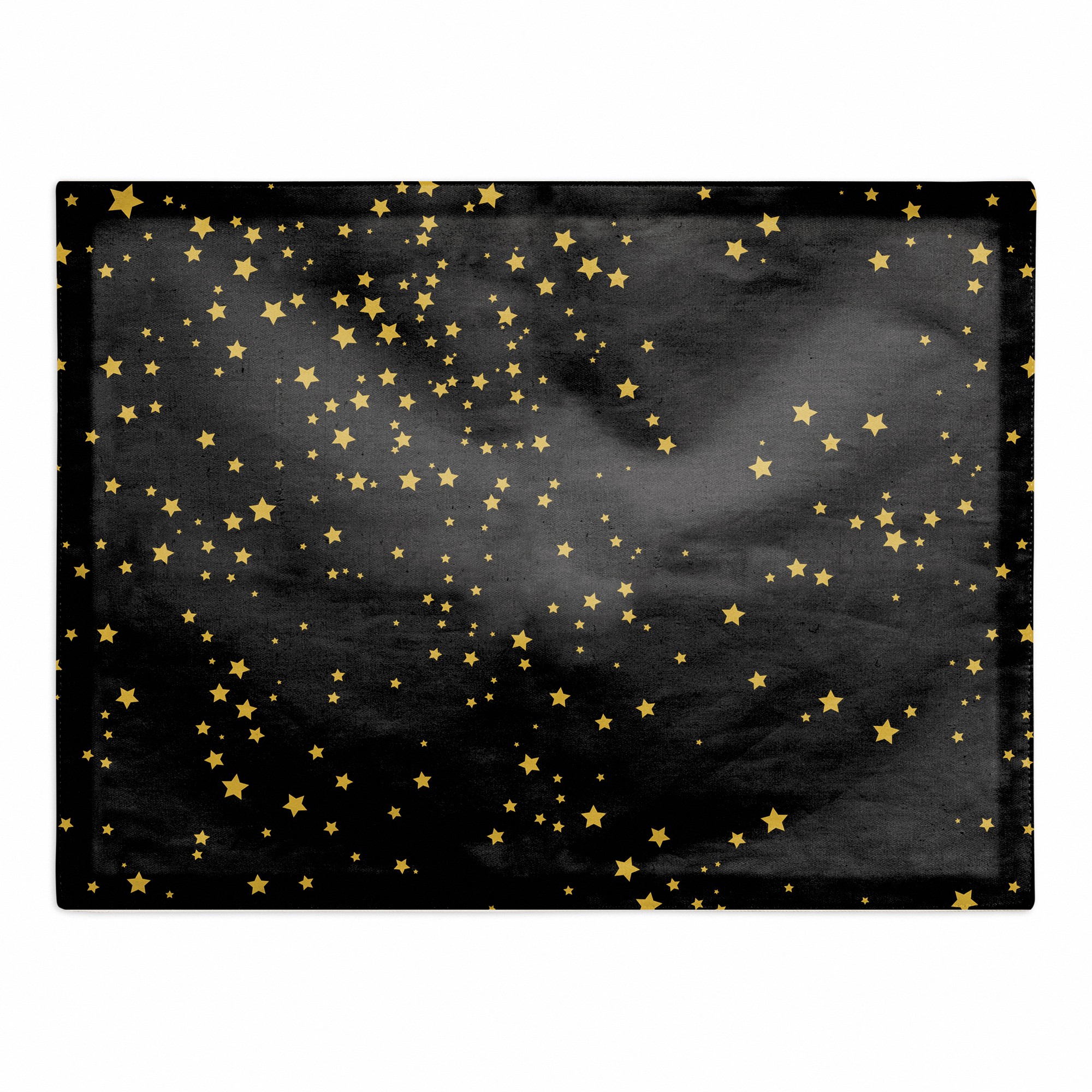 Gold Stars 18x14 Poly Twill Placemat