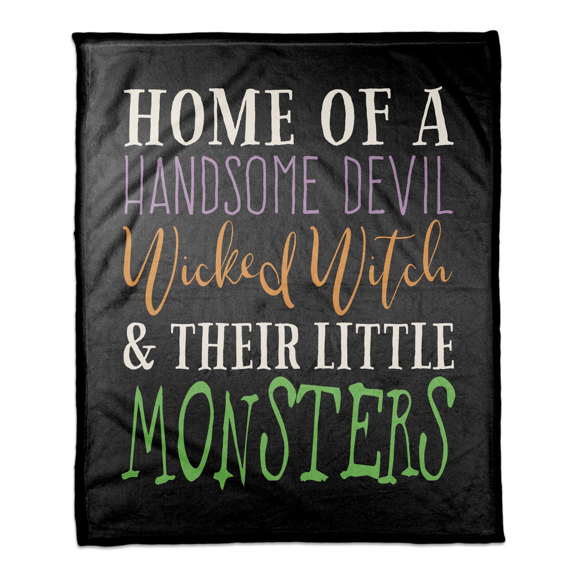 Handsome Devil Wicked Witch 50x60 Coral Fleece Blanket
