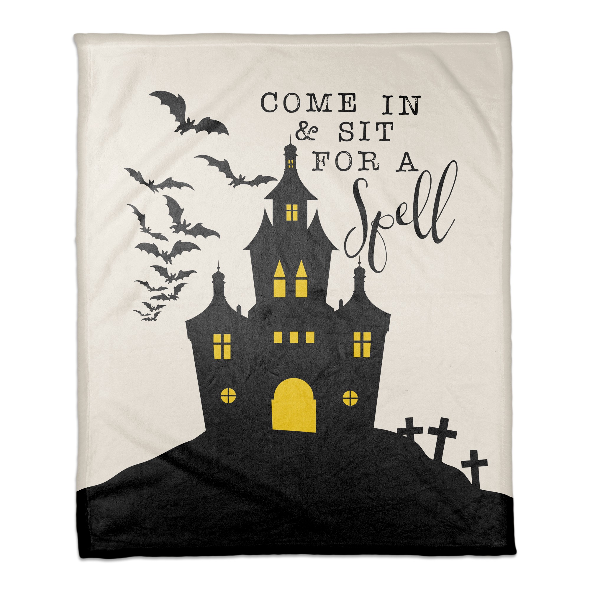 Come in and Sit for a spell 50x60 Coral Fleece Blanket