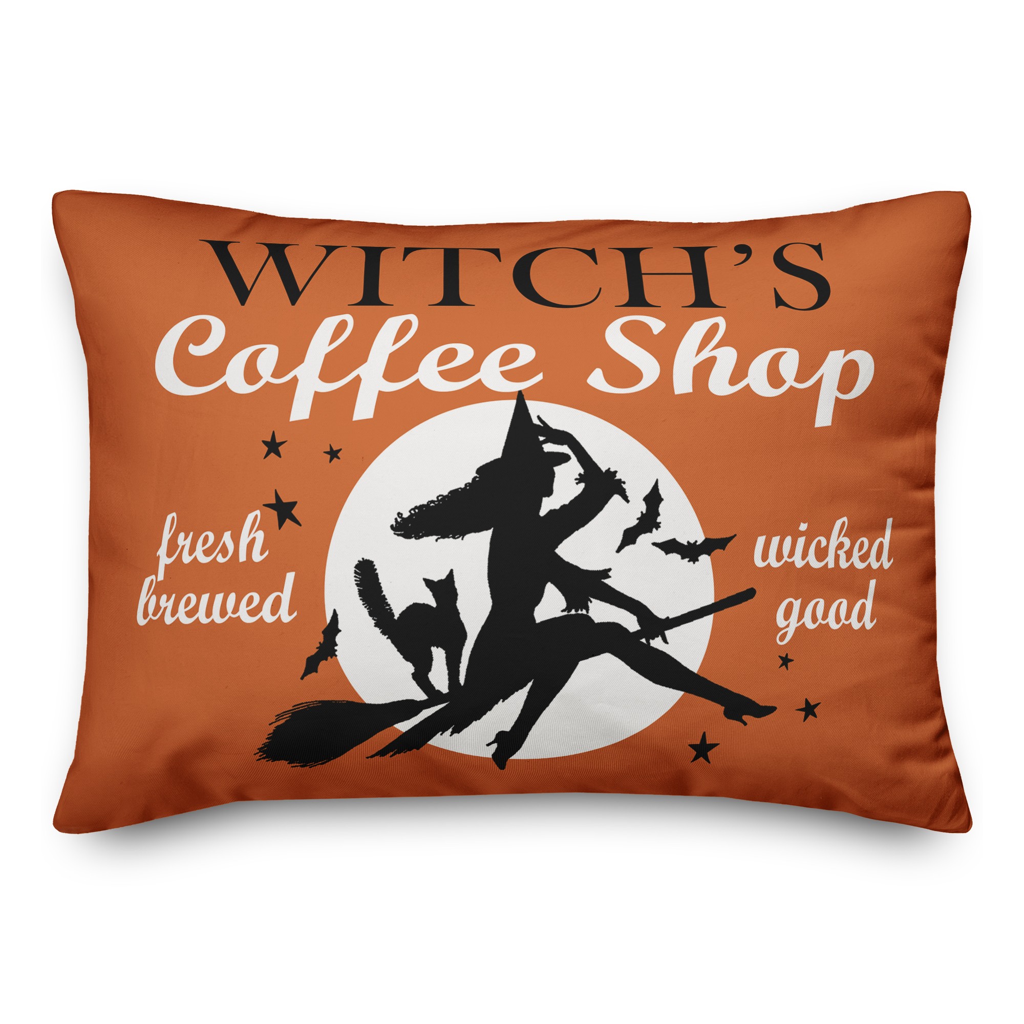 Witch's Coffee Shop Pillow