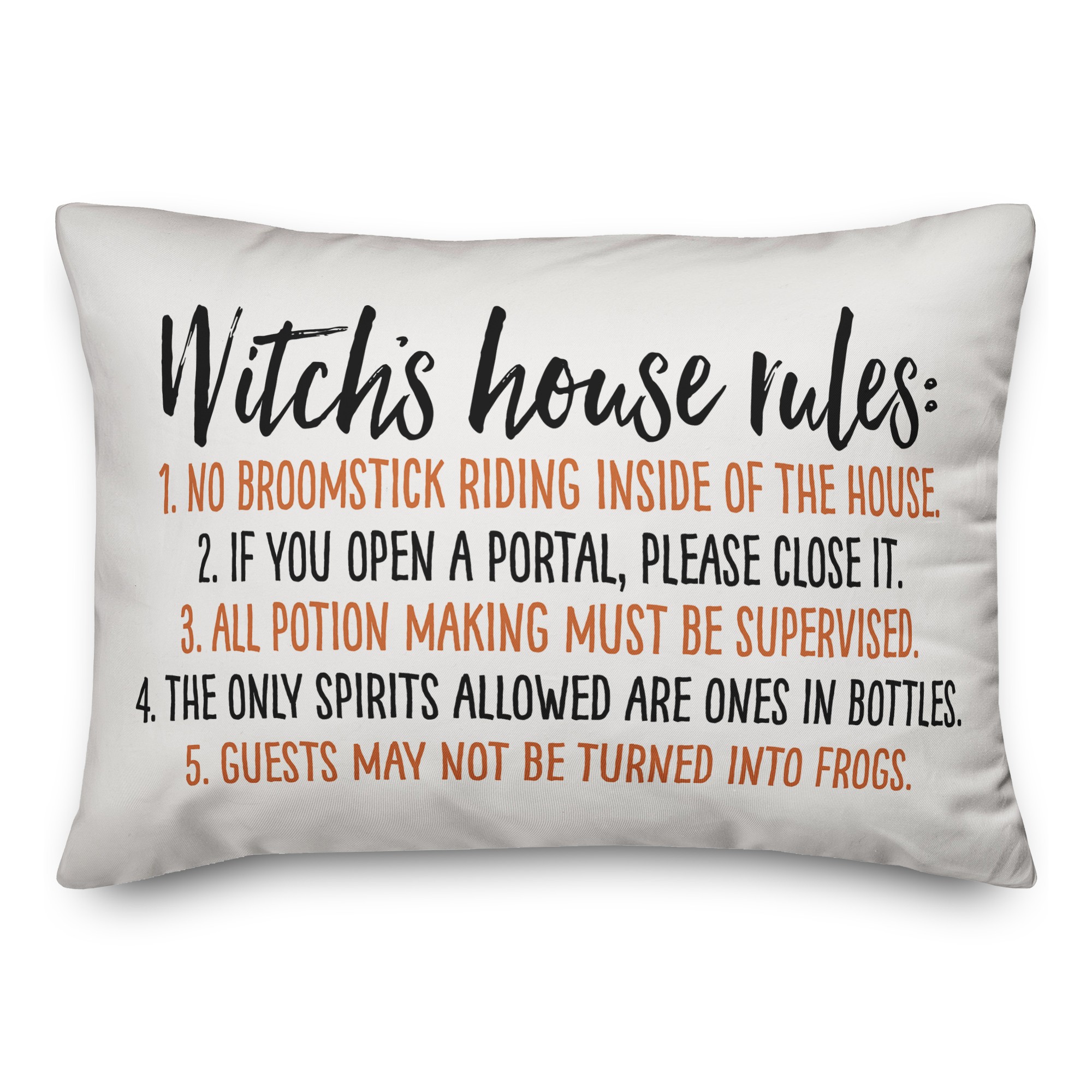 Witch House Rules Pillow