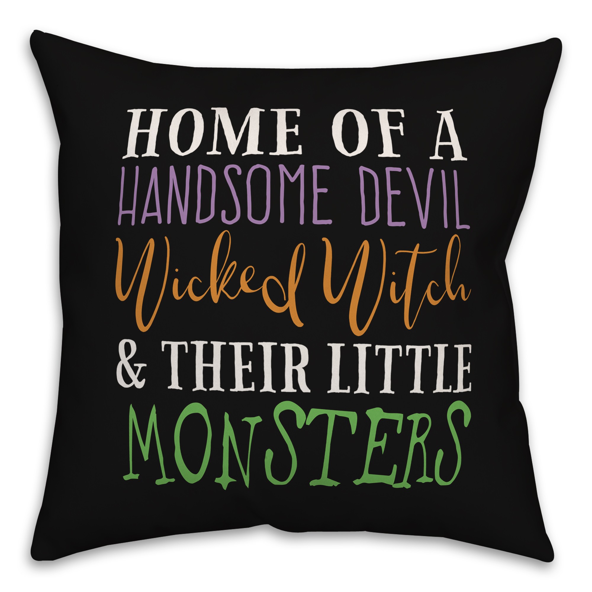 Wicked Witch Handsome Devil Pillow