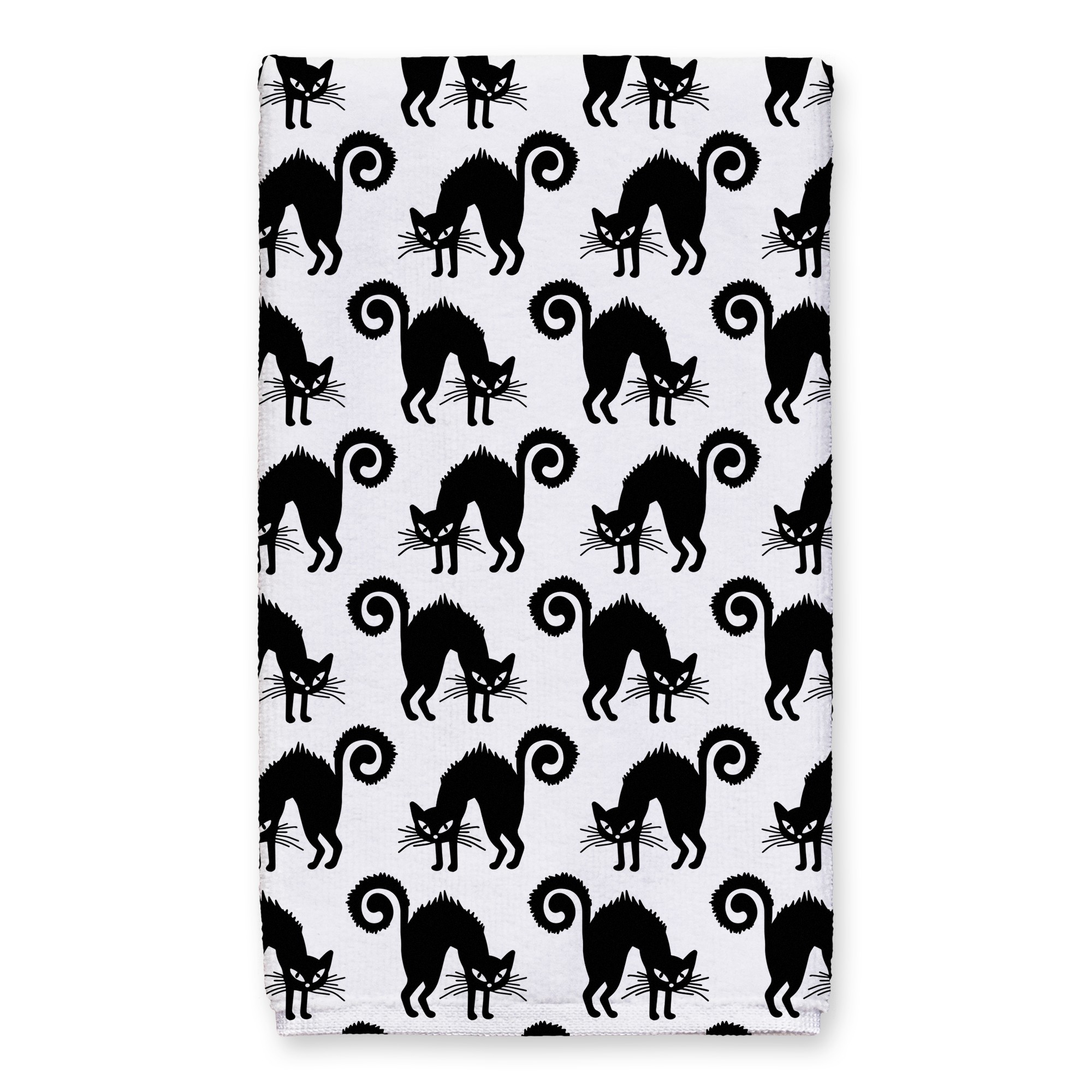 Scardey Cat Pattern 16x25 Towel