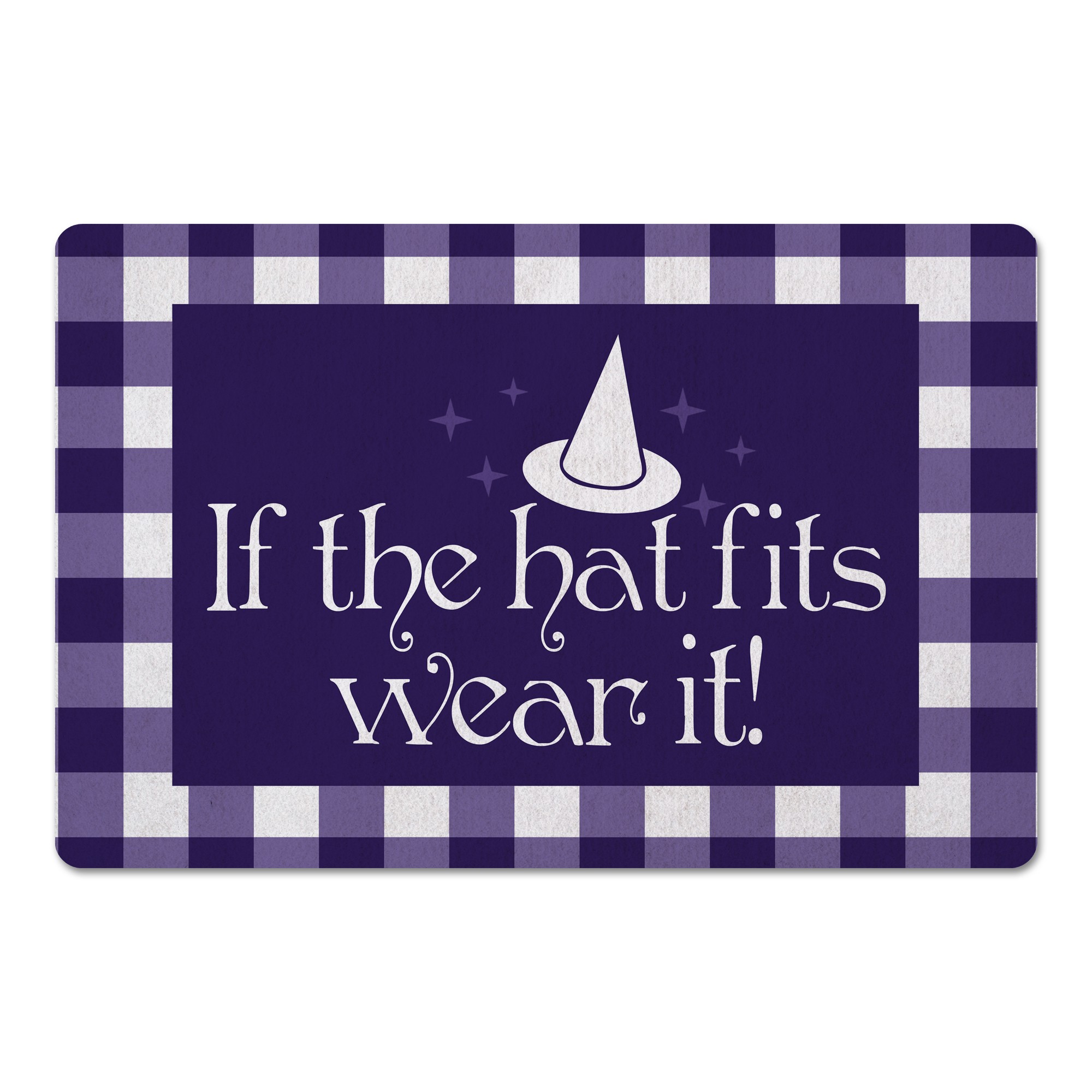 If the Hat Fits Wear it 27x18 Floor Mat