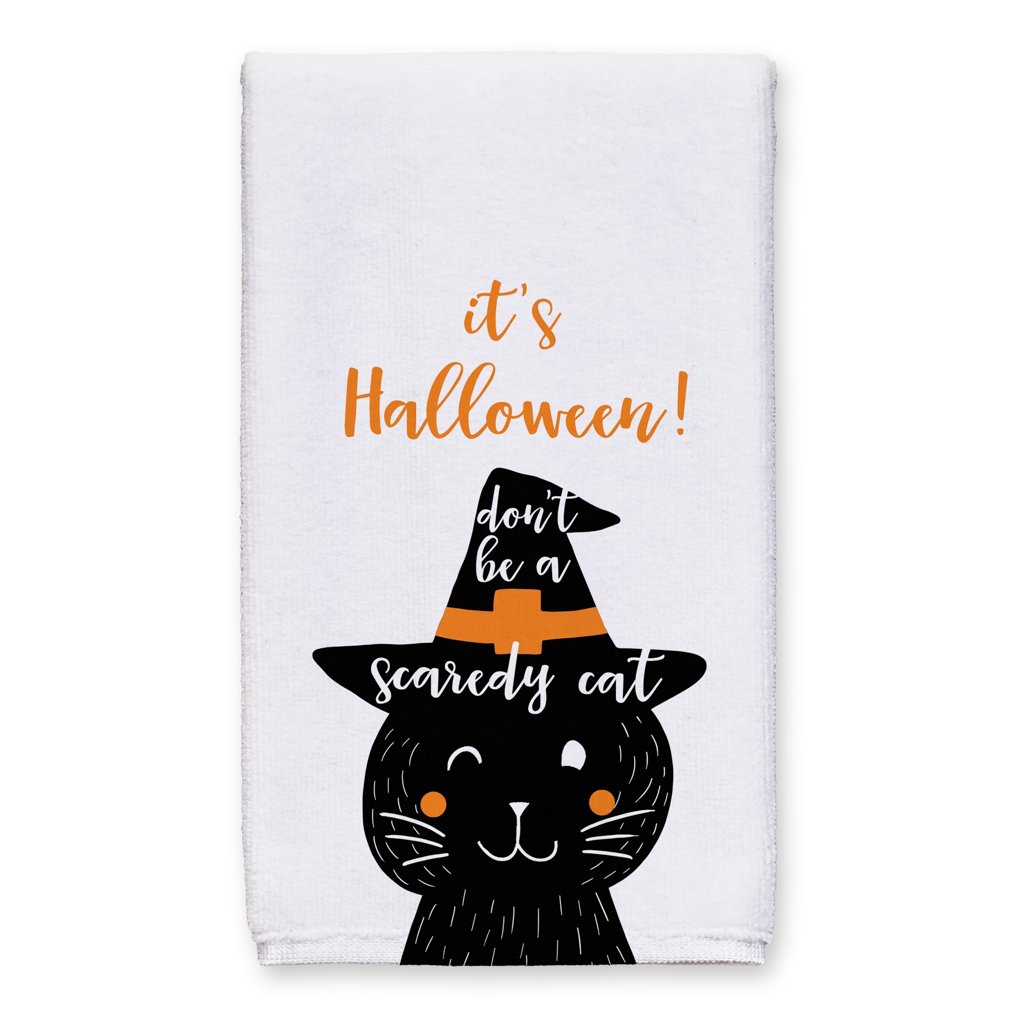 Halloween Scardy Cat 16x25 Towel