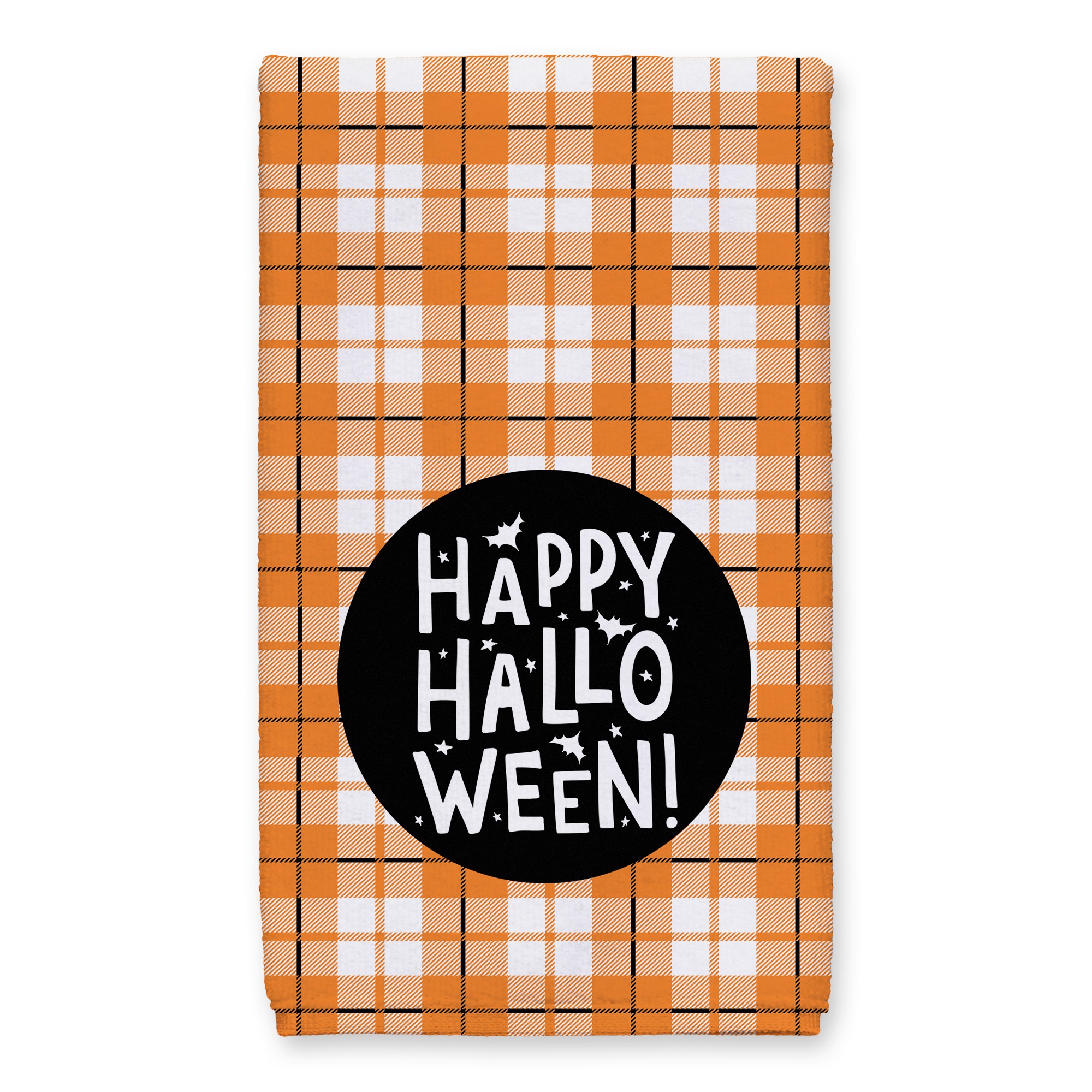 Halloween Plaid 16x25 Towel