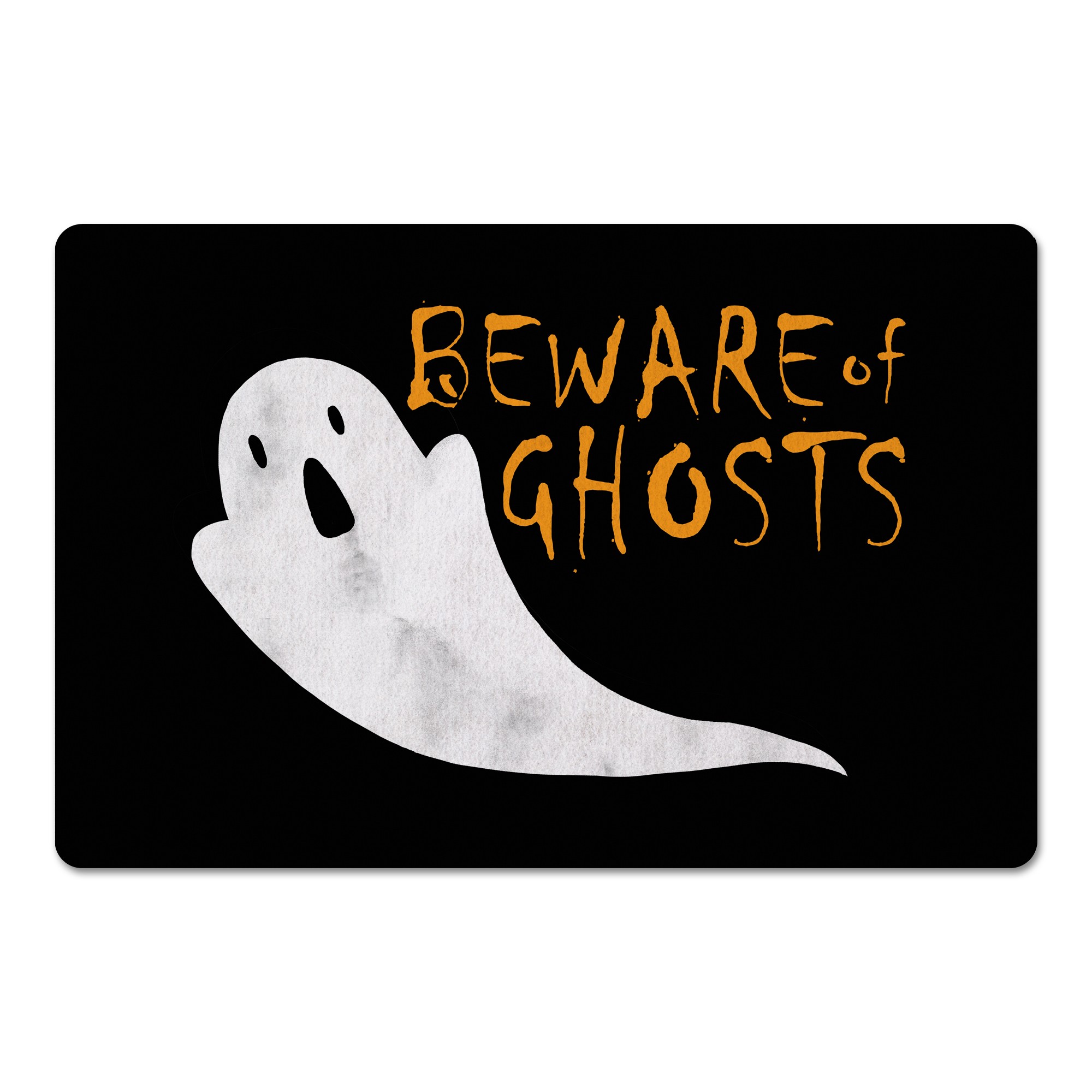 Beware of Ghosts 27x18 Floor Mat