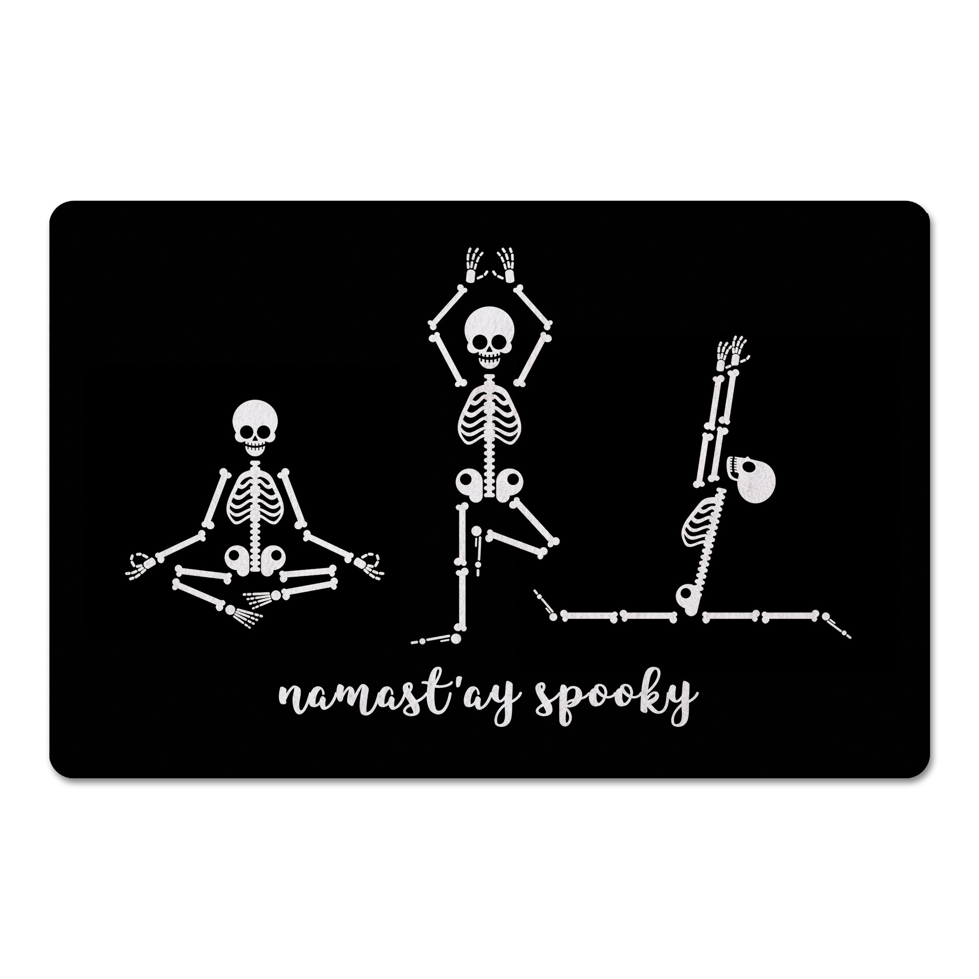 Namaste Spooky 27x18 Floor Mat