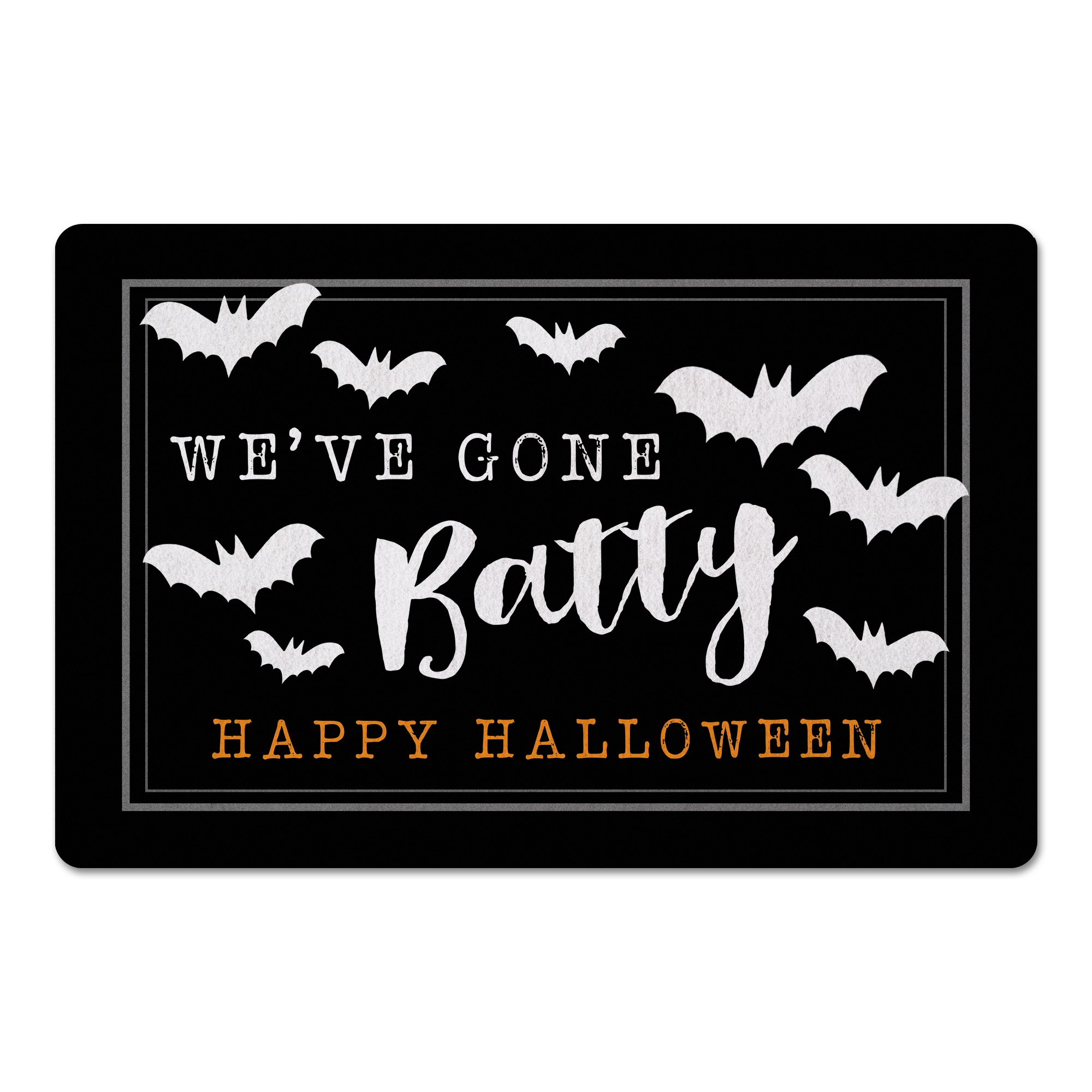 We've gone Batty 27x18 Floor Mat