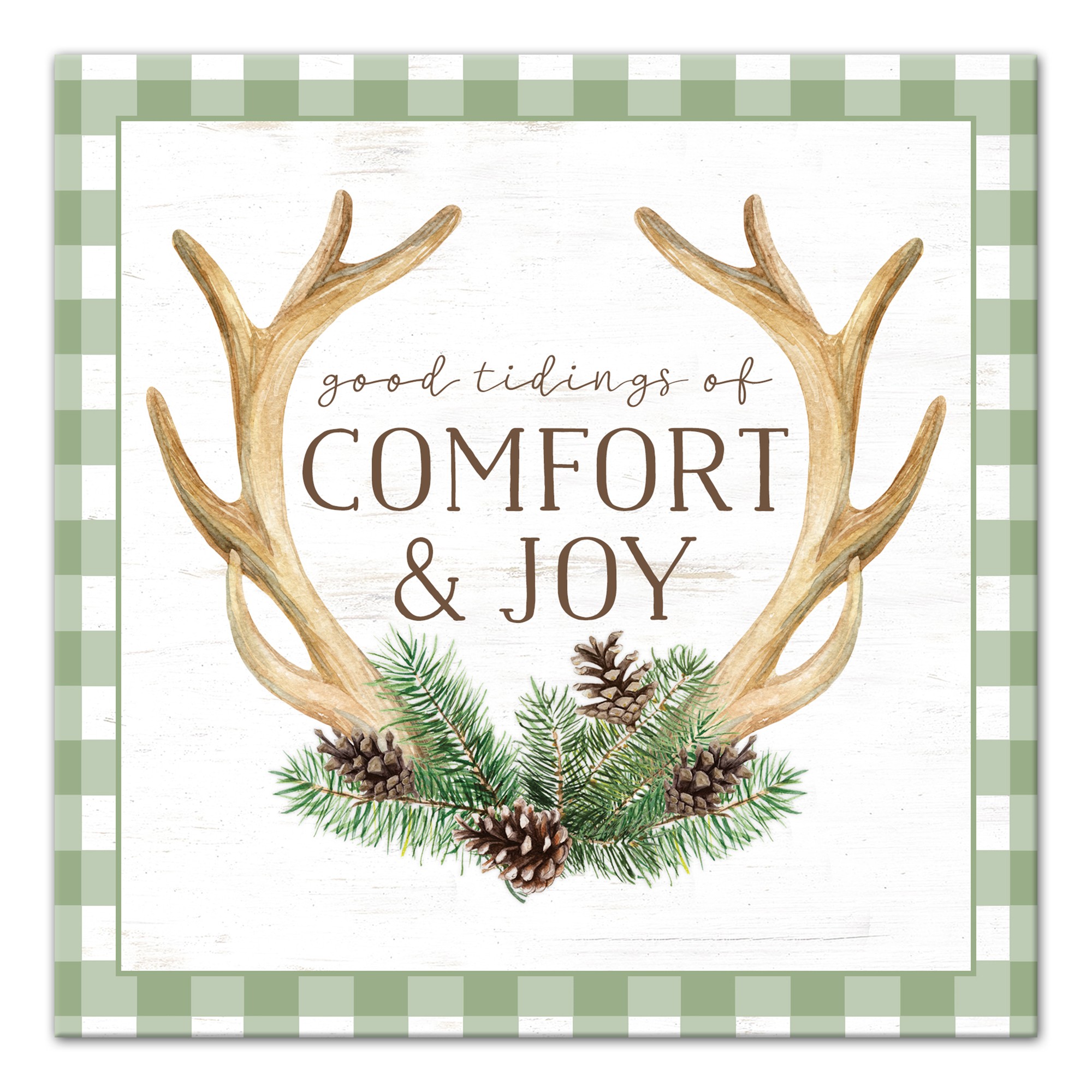 Comfort & Joy 12x12 Canvas Wall Art