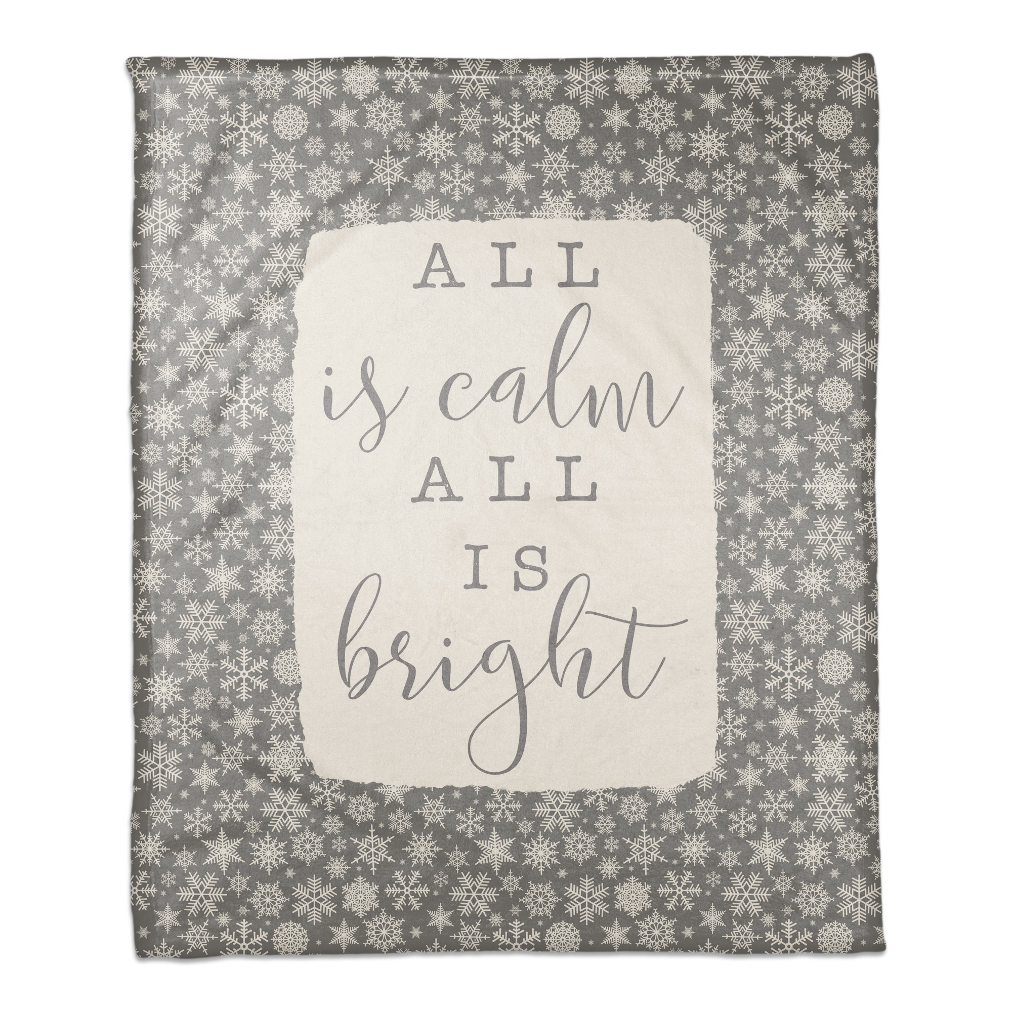 All Is Calm 50x60 Coral Fleece Blanket