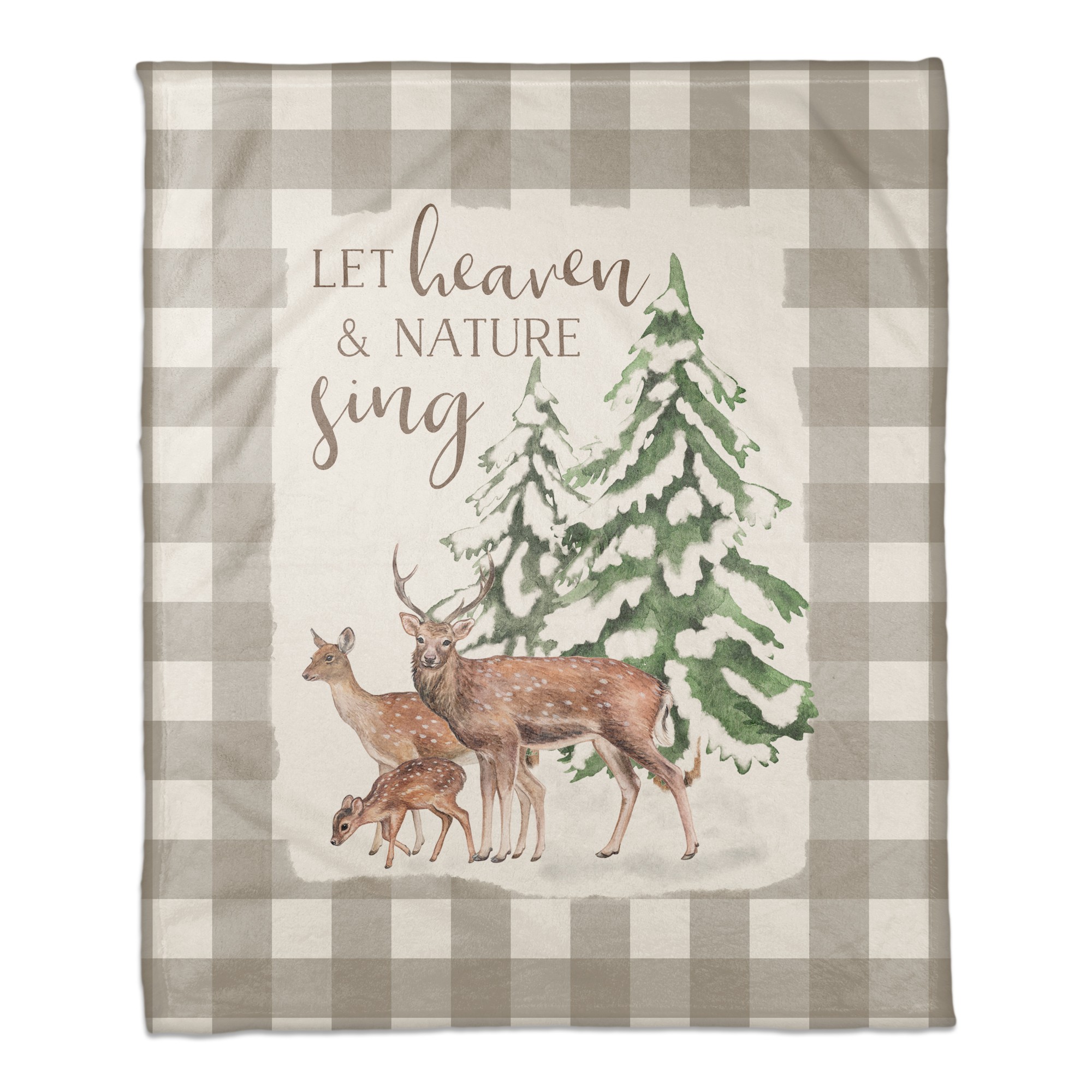 Let The Heavens Sing 50x60 Coral Fleece Blanket