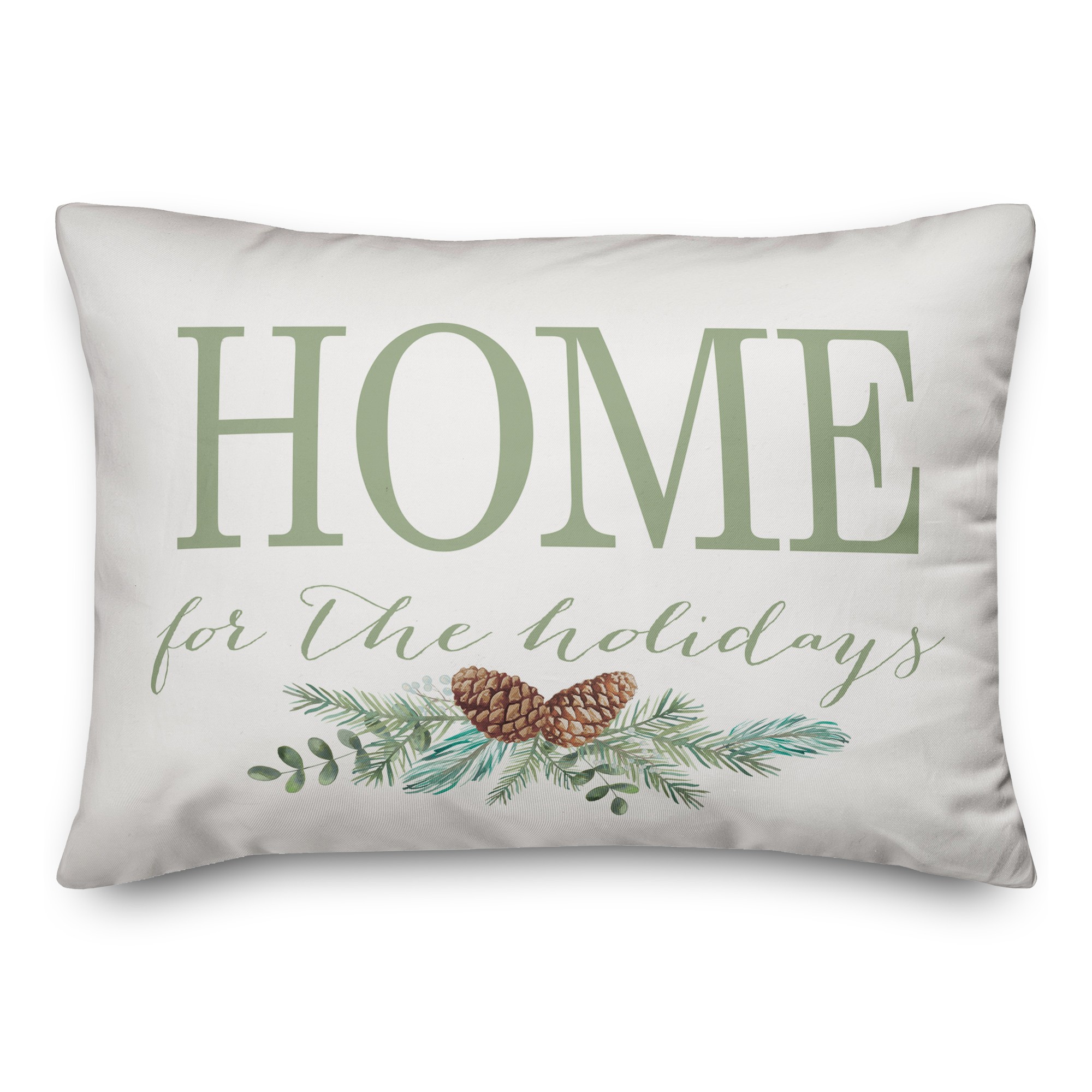 Home For The Holidays 14x20 Spun Poly Pillow