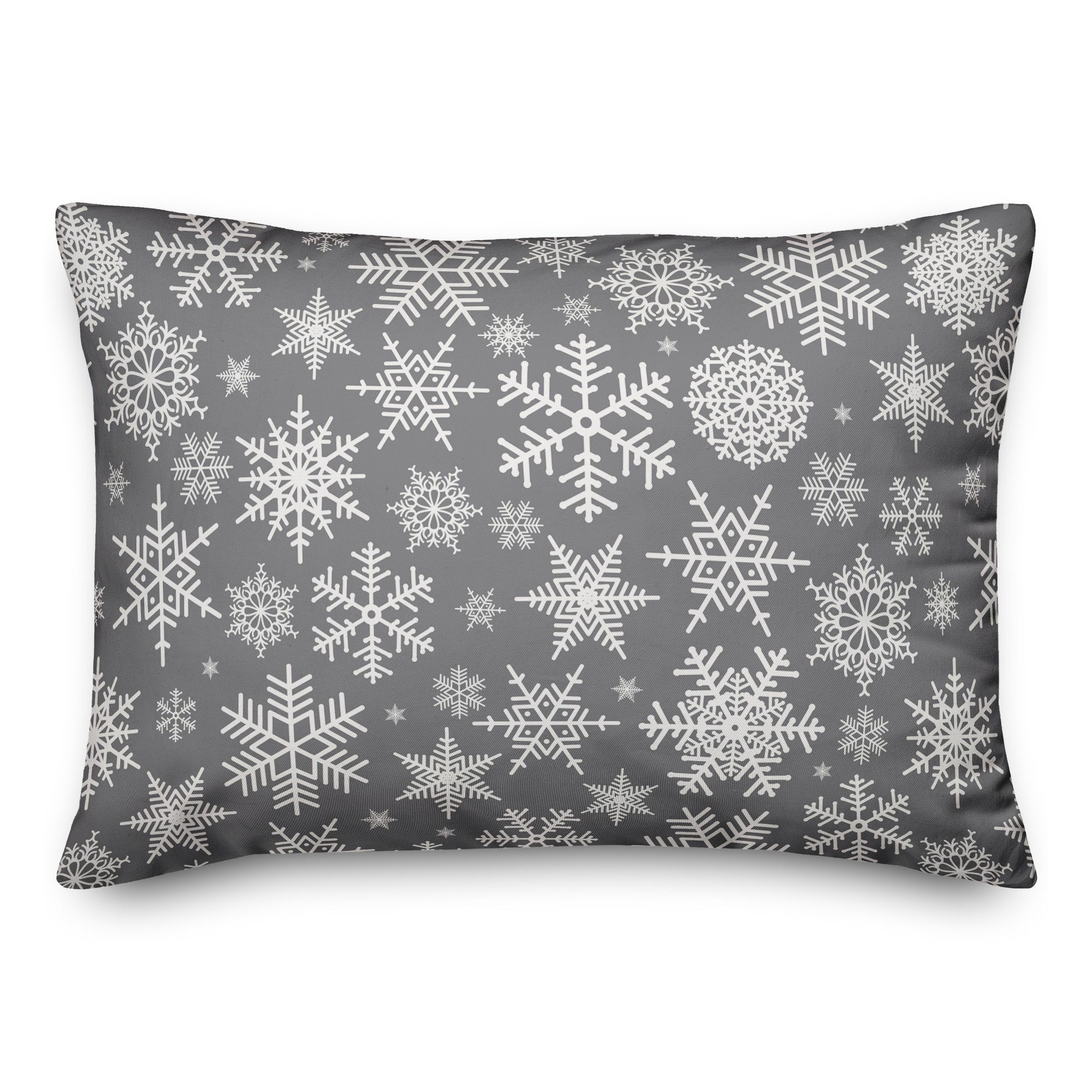 Snowflake Pattern 14x20 Spun Poly Pillow