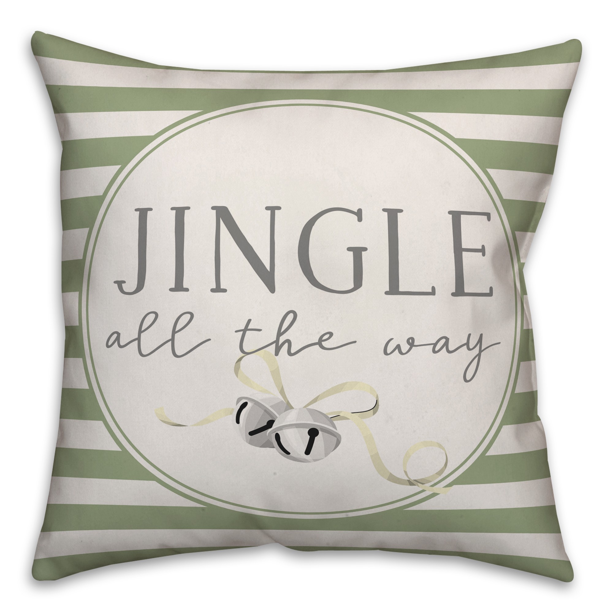 Jingle All The Way 18x18 Spun Poly Pillow