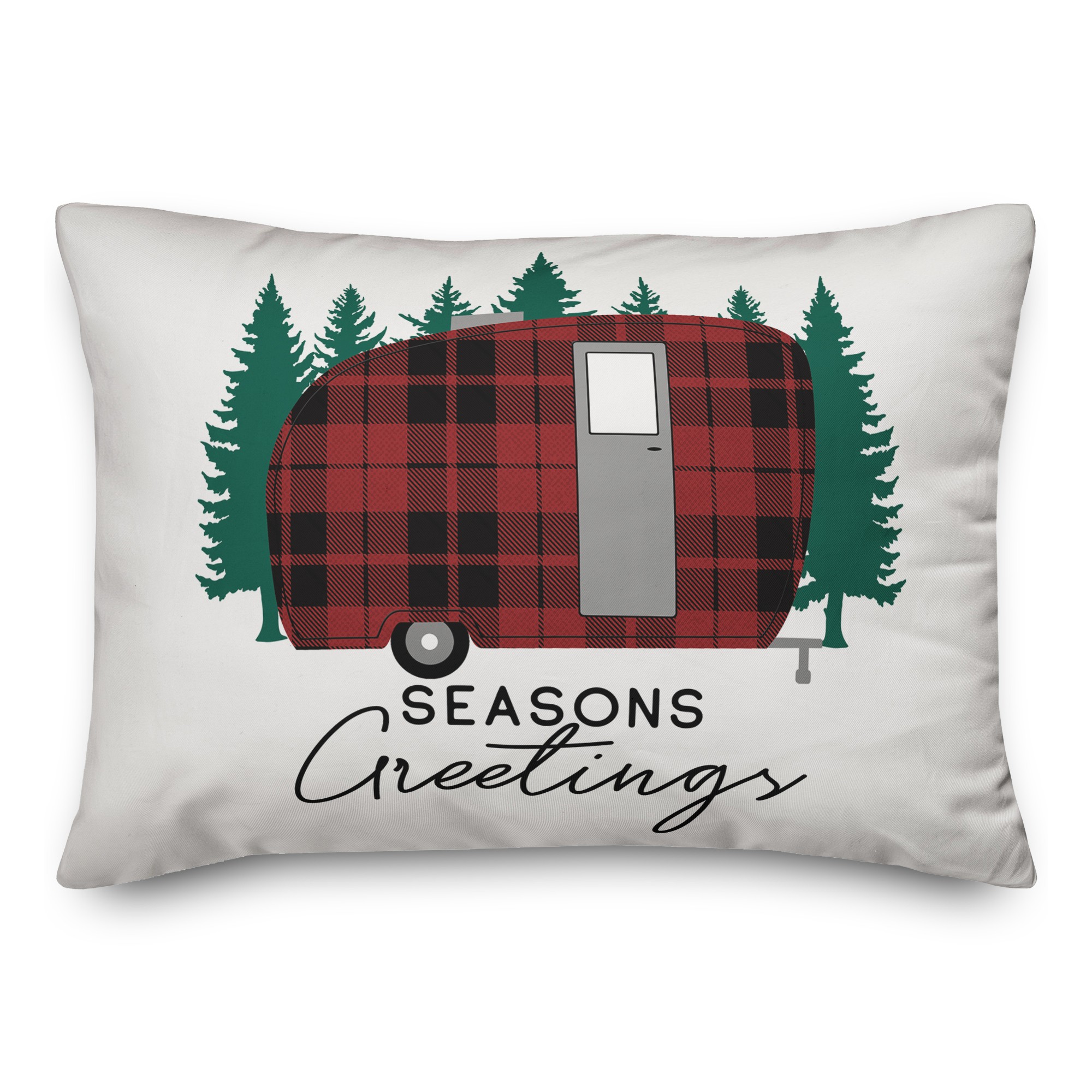 Seasons Greetings Camper Pillow