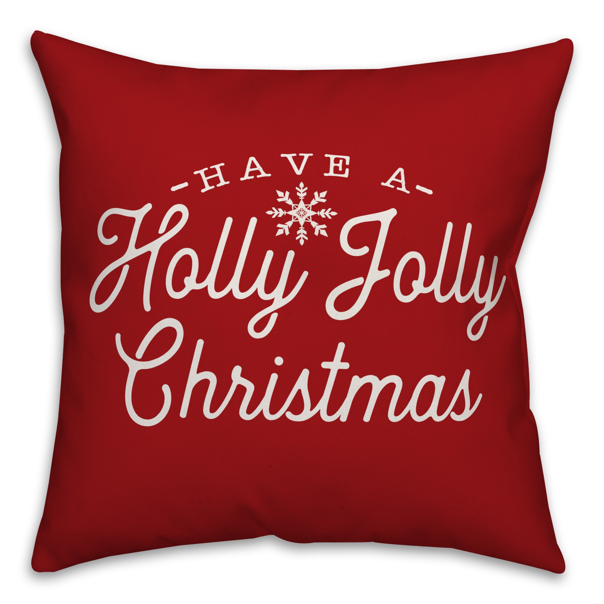 Have a Holly Jolly Christmas Pillow