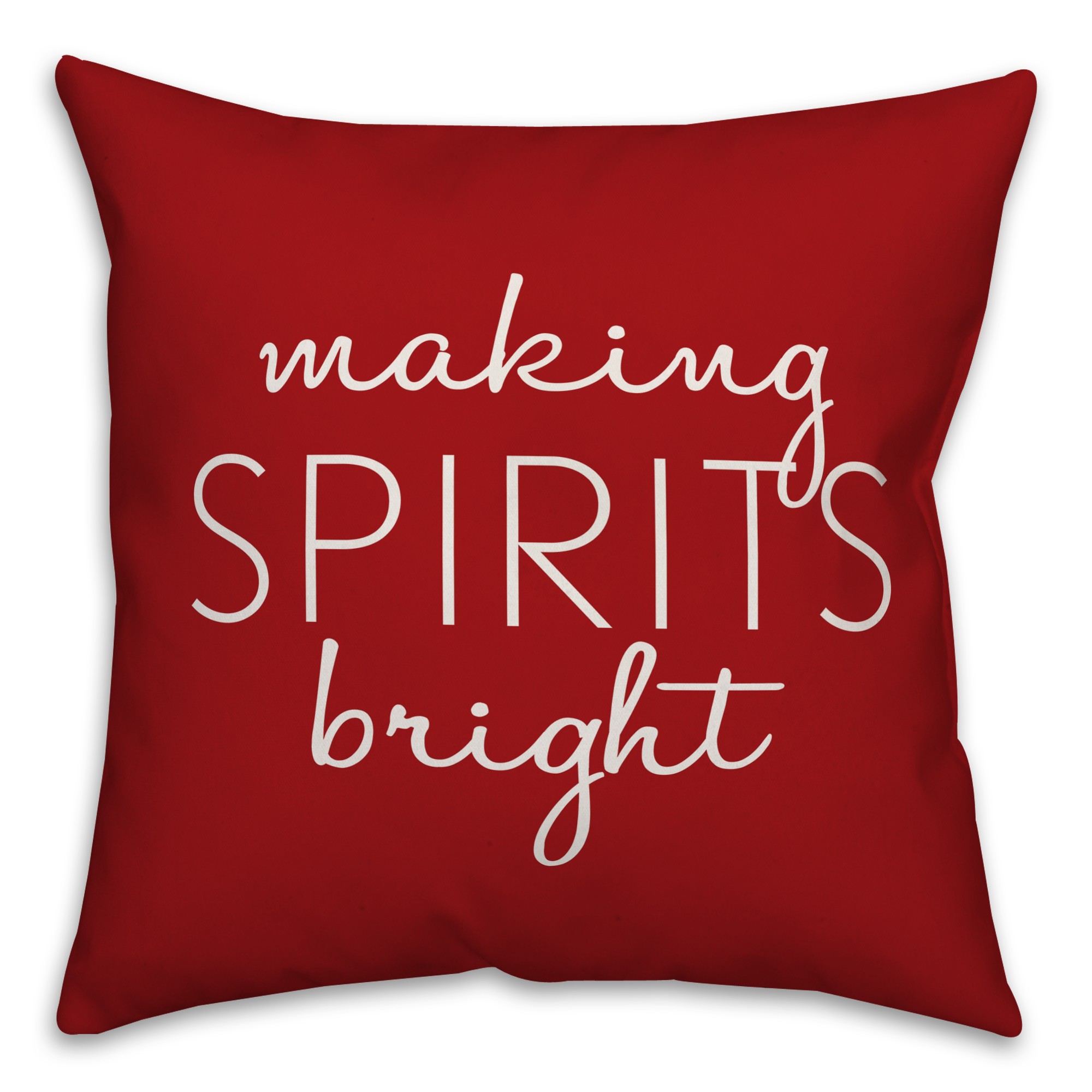 Making Spirits Bright Pillow