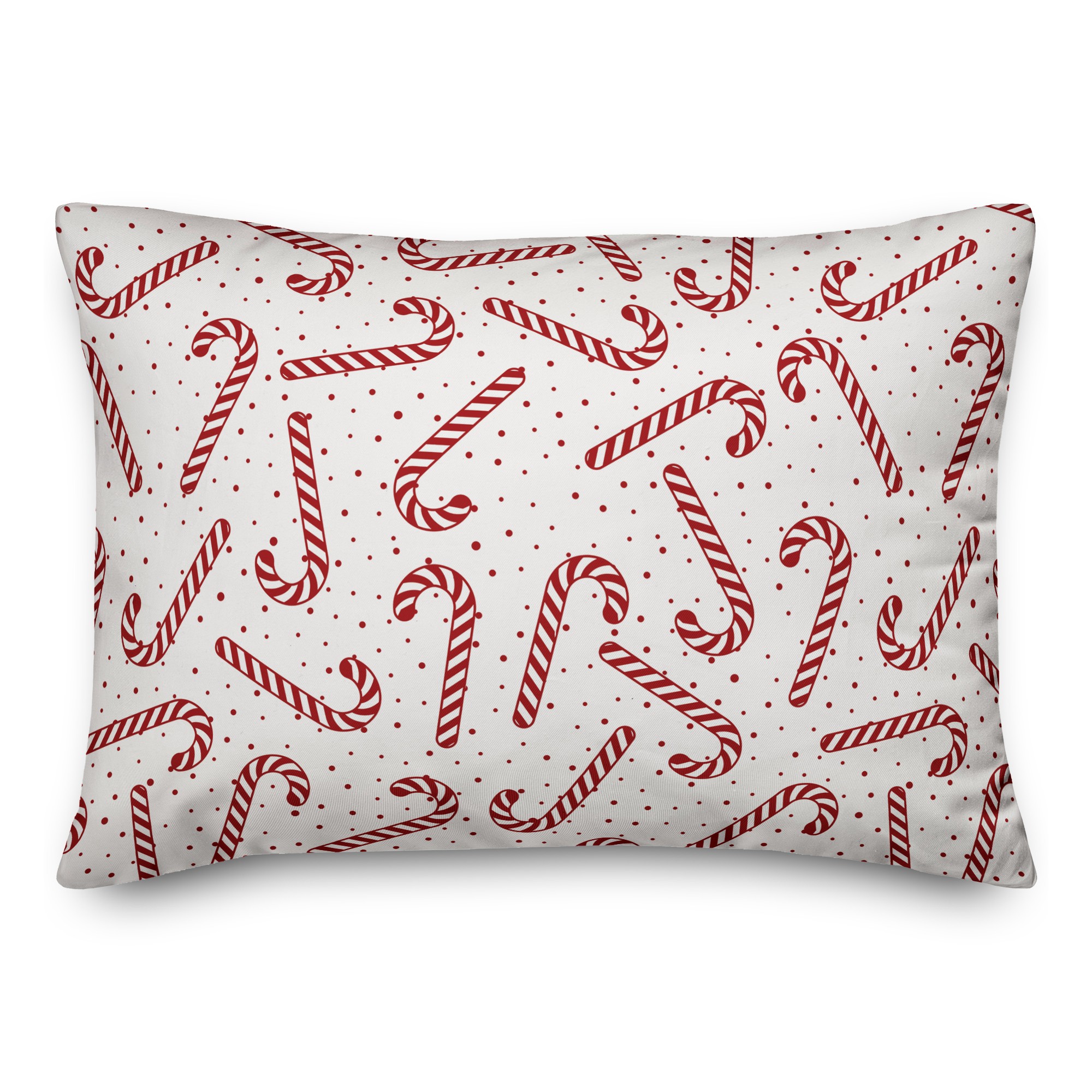 Candy Cane Pattern Pillow
