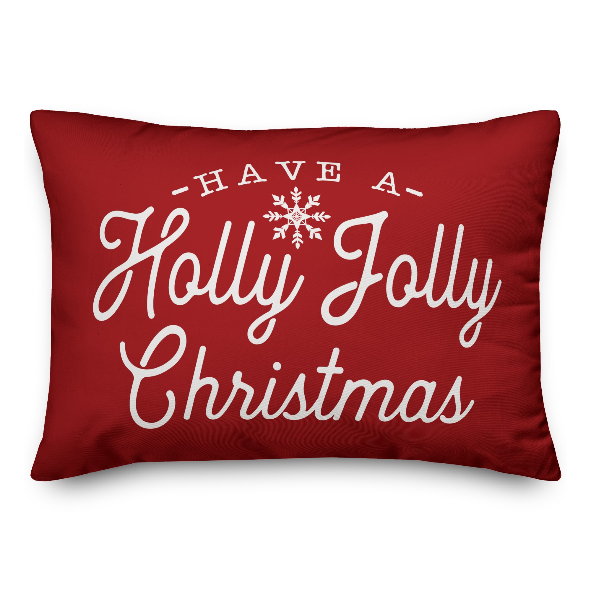 Have a Holly Jolly Christmas Pillow