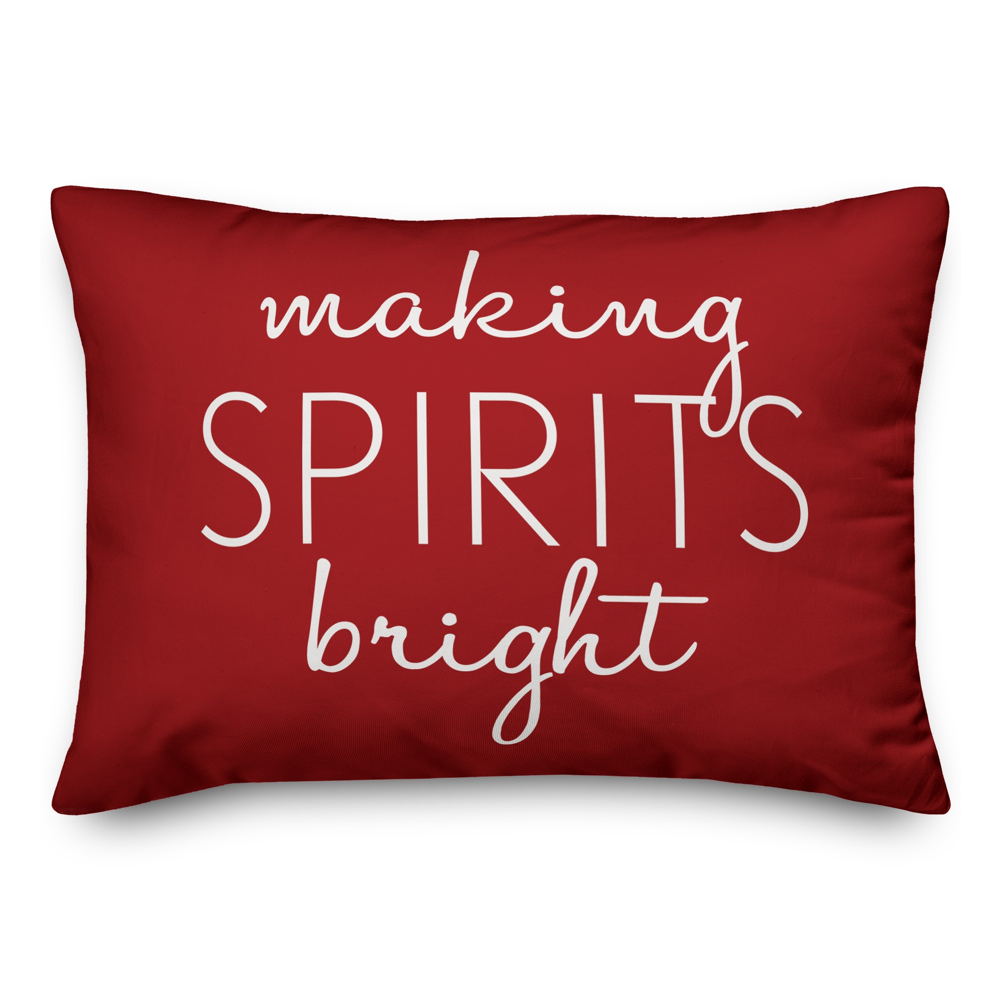 Making Spirits Bright Pillow