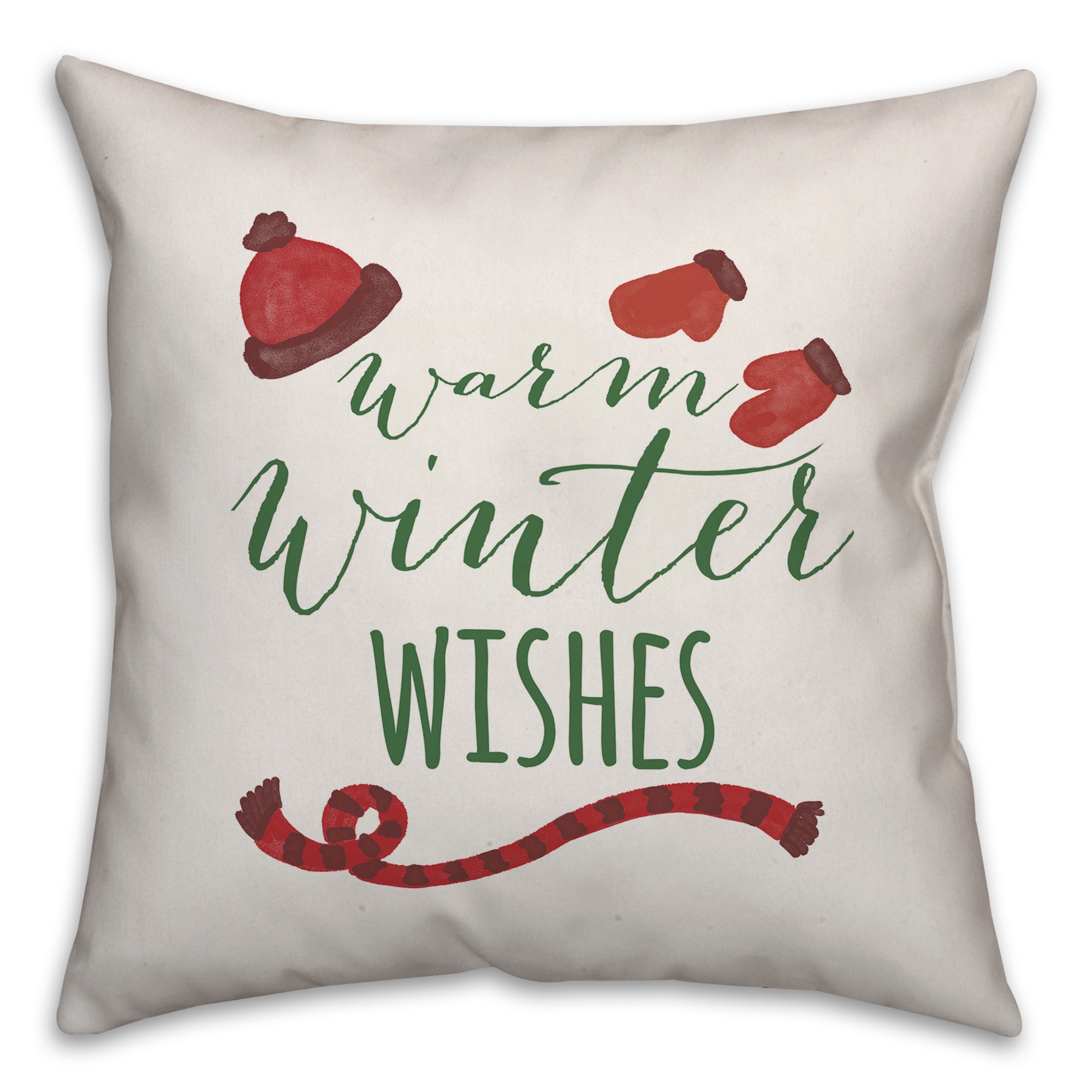 Warm winter wishes Pillow