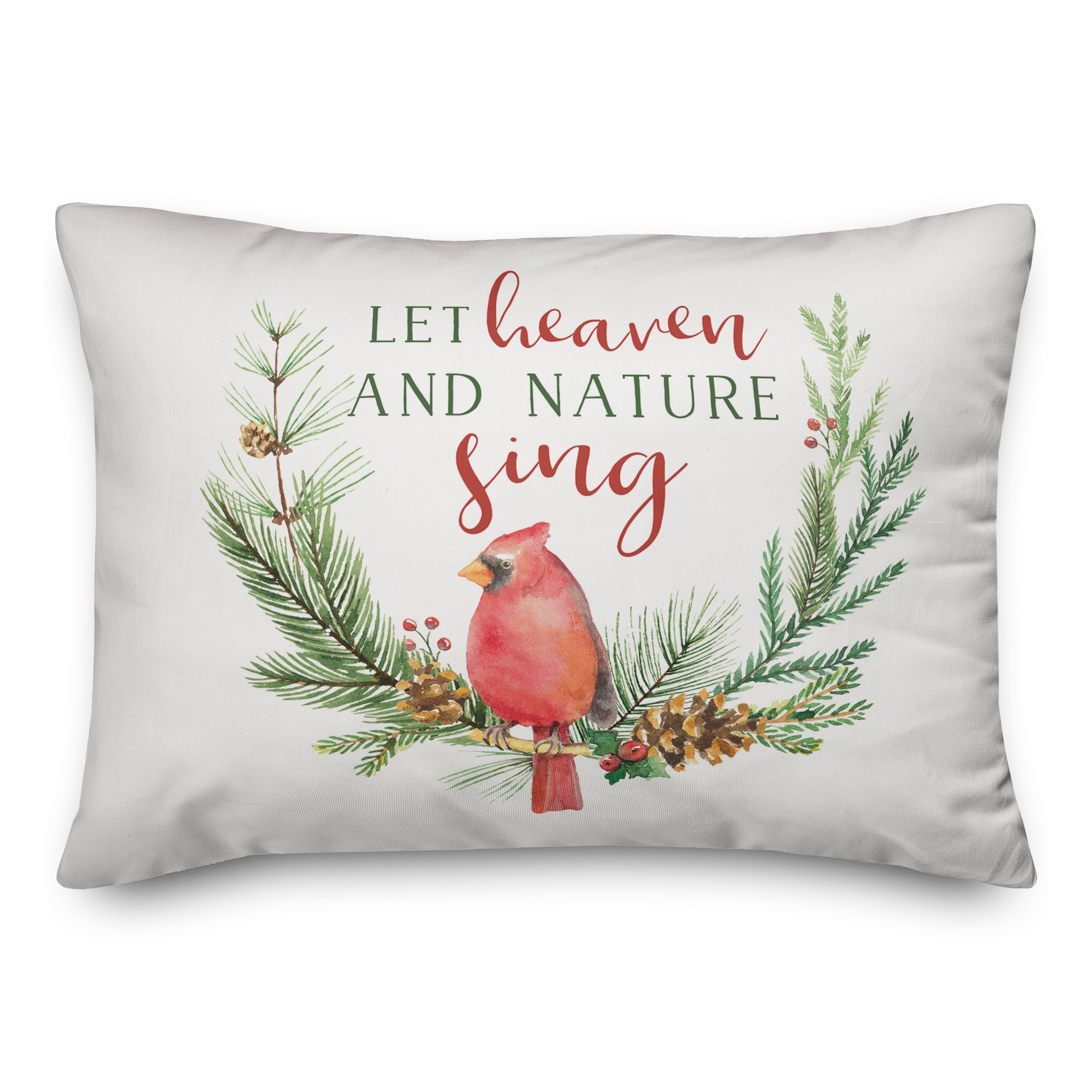 Let heaven & nature sing Pillow