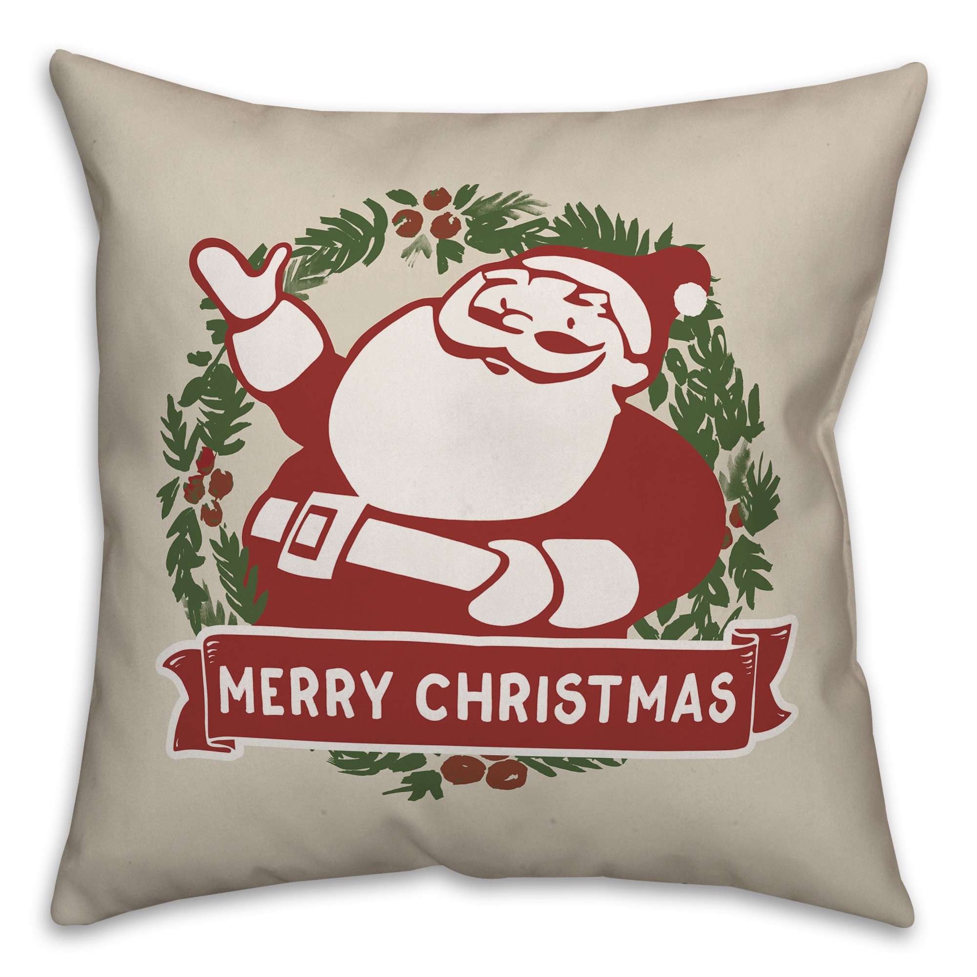 Vintage Santa Pillow
