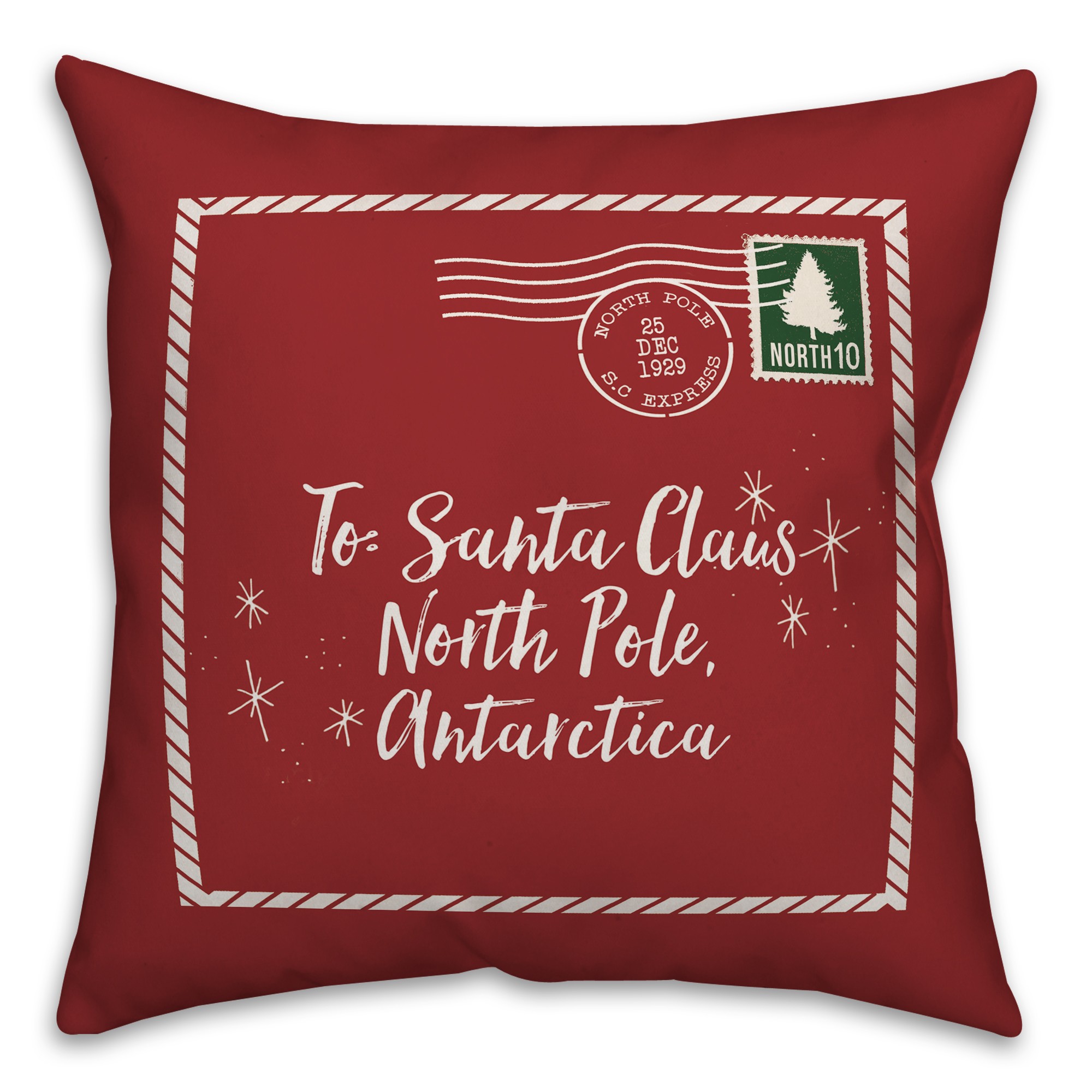 Santa Letter Pillow