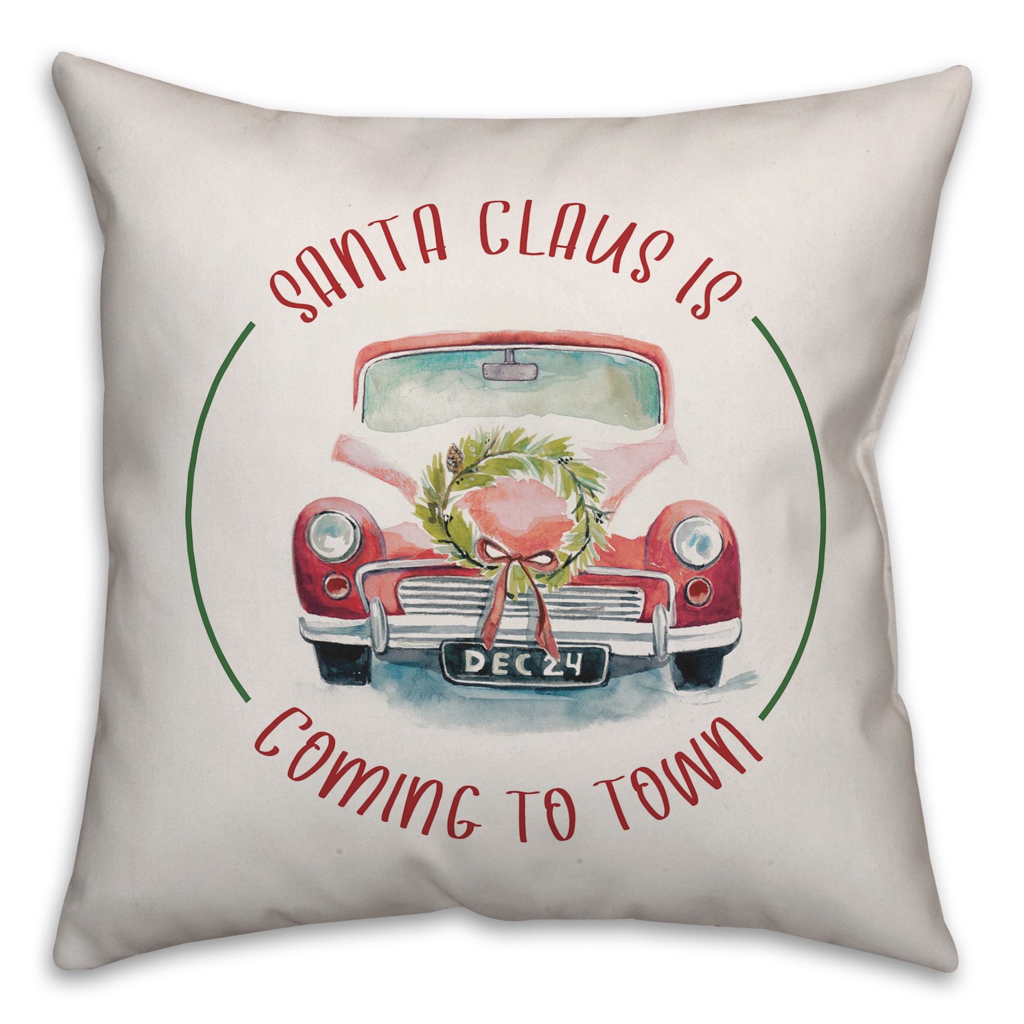 Santa Claus is coming to town Pillow