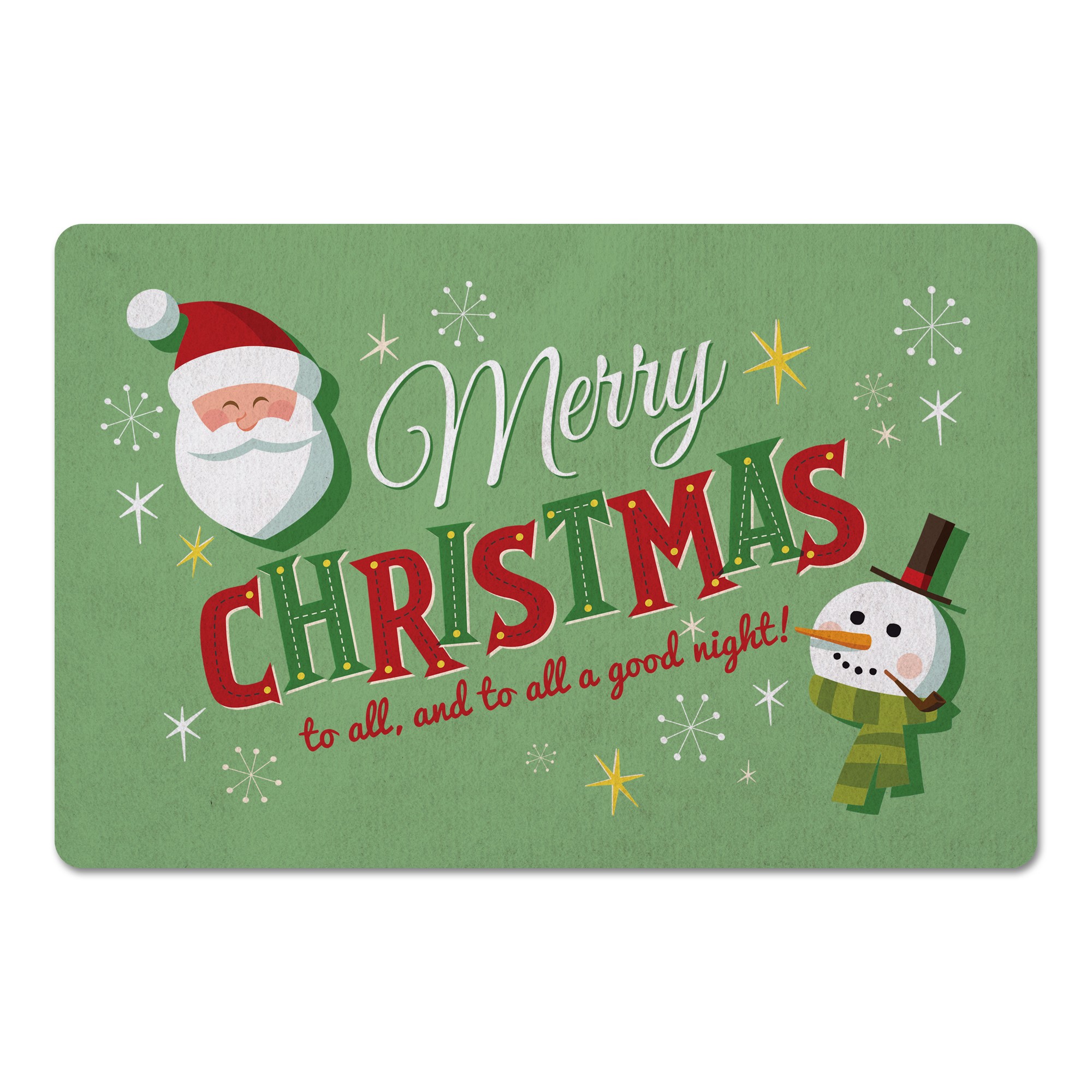 Merry Christmas 27x18 Floor Mat