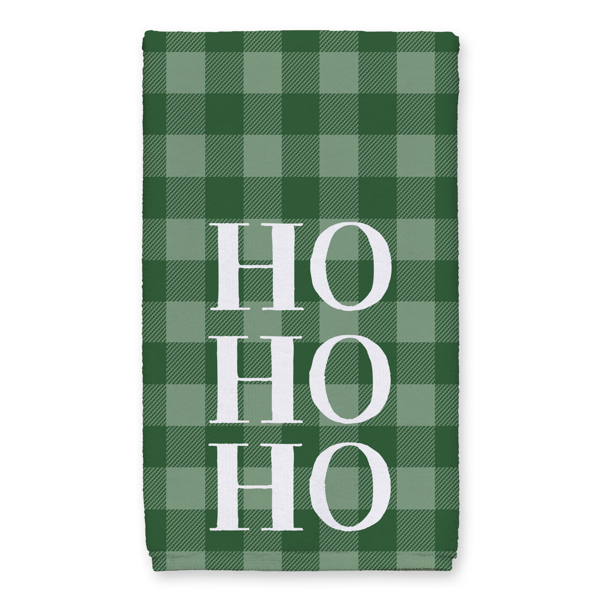 Ho Ho Ho plaid 16x25 Towel