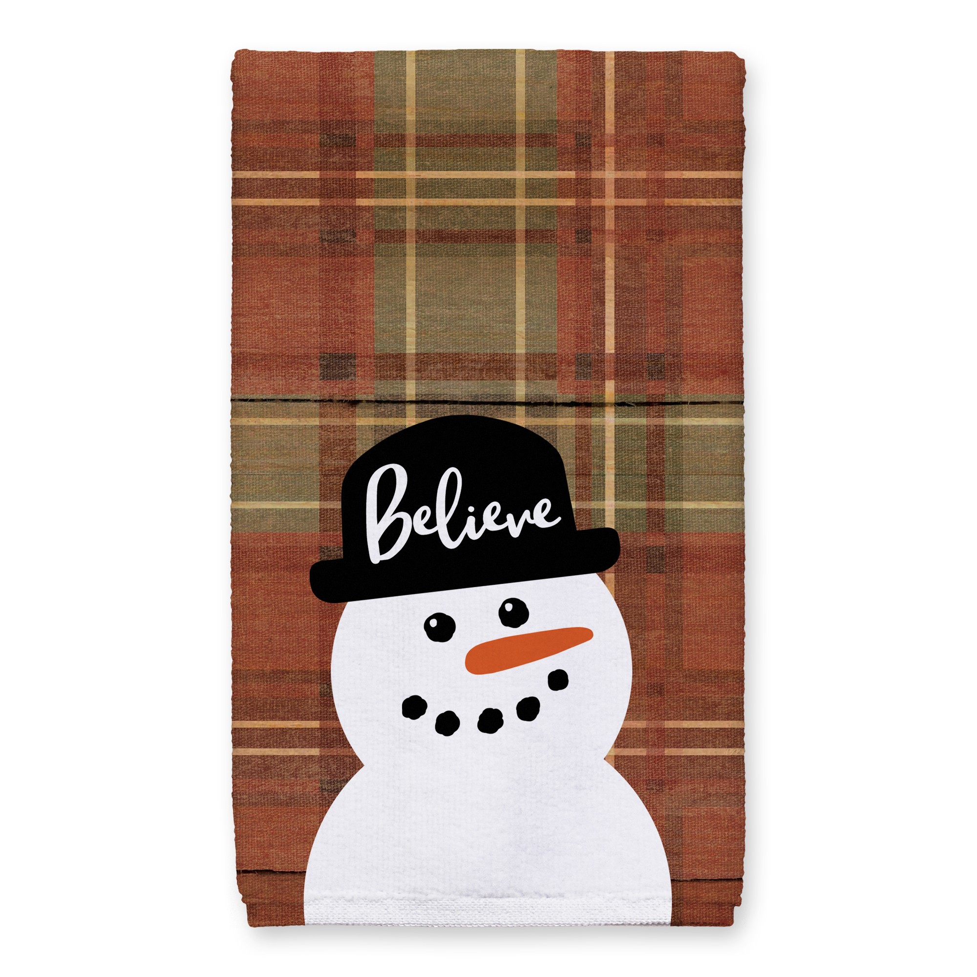 Believe Snowman 16x25 Towel